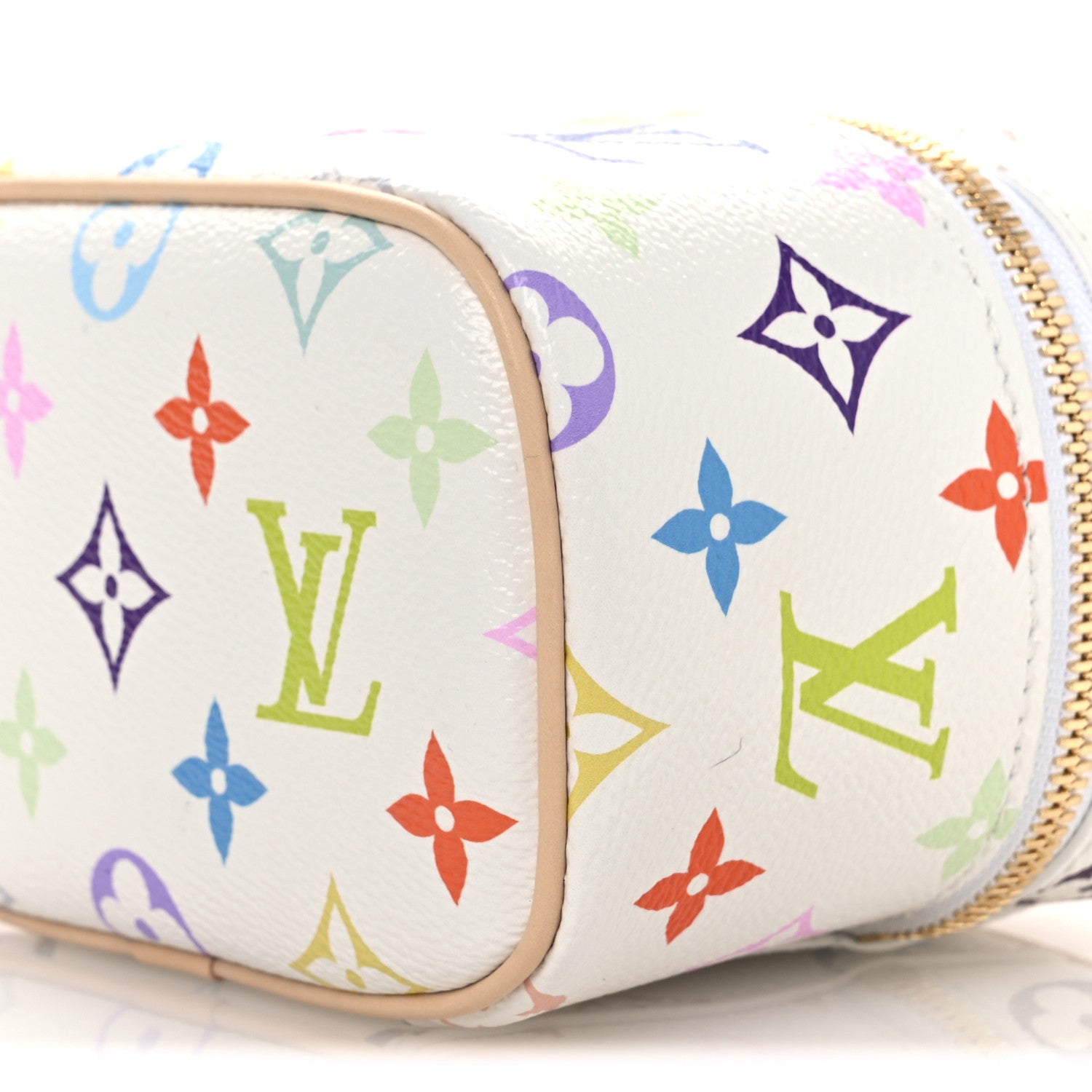 LV X TM Monogram Multicolor Nice Mini White