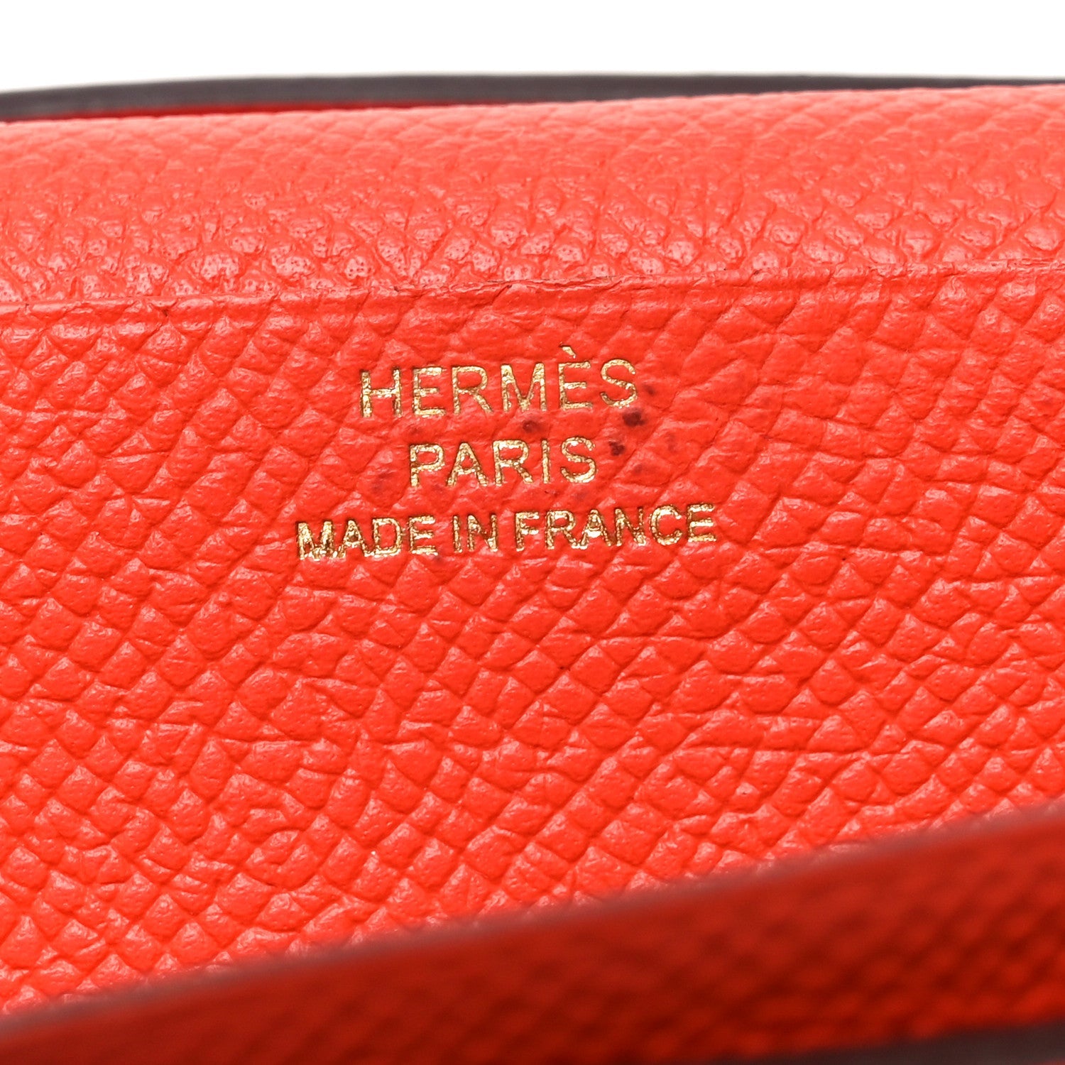 Epsom Bearn Gusset Wallet Orange Poppy