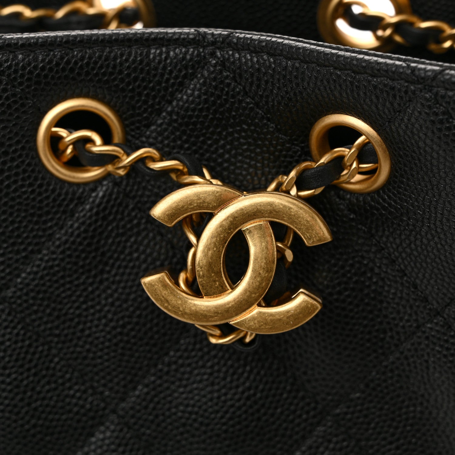 Caviar Quilted Mini Chanel 25 Handbag Black