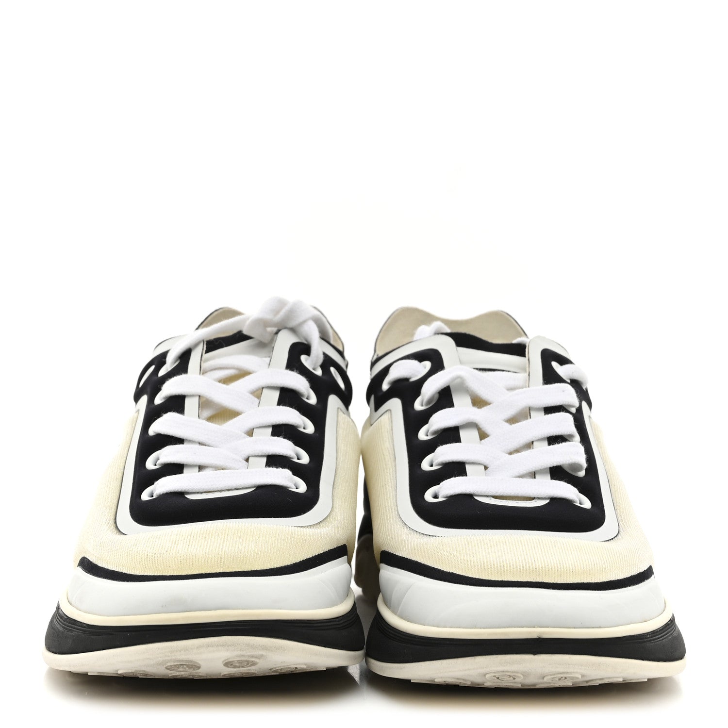 Lycra Womens CC Sneakers 37 White Black