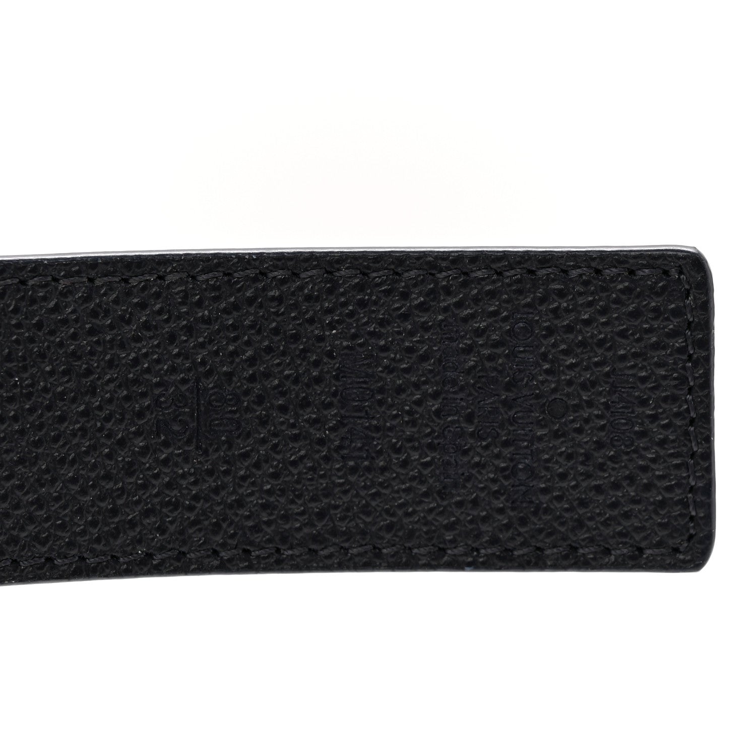 Calfskin Monogram 30mm LV Initiales Reversible Belt 80 32 Marine