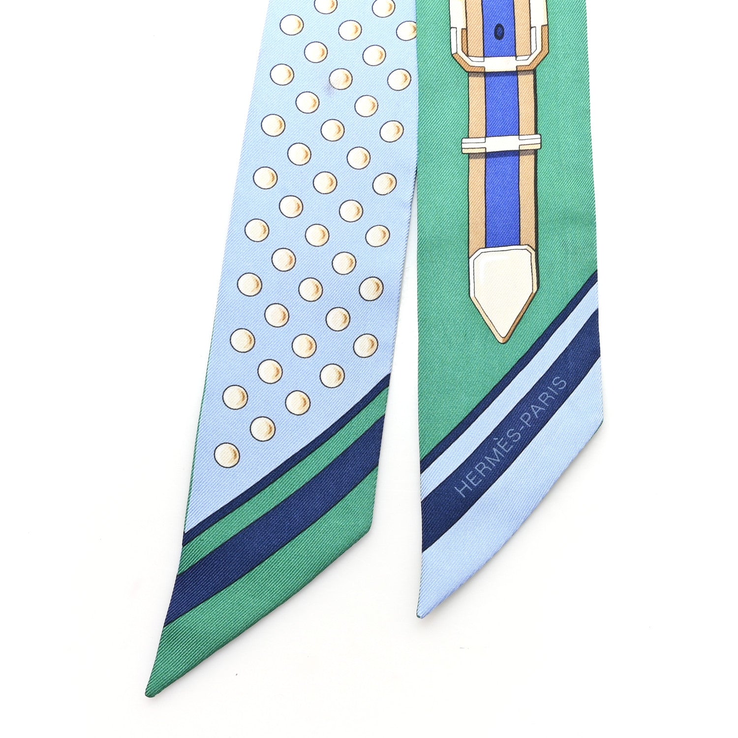Silk Grand Tralala Twilly Bleu Ciel Vert