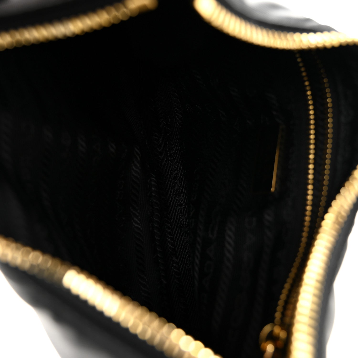 Tessuto Nylon Saffiano Mini Re-Edition 2005 Bag Black
