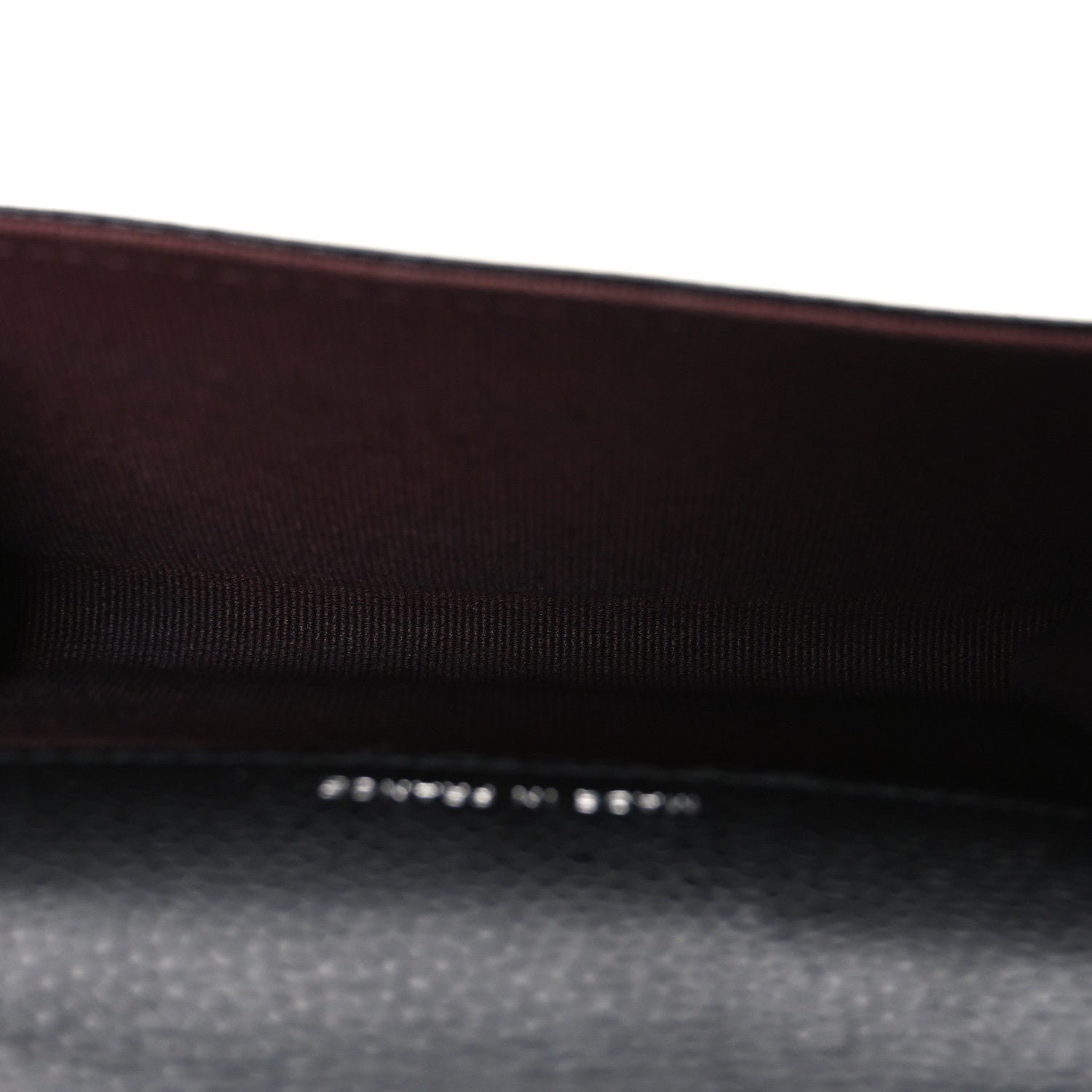 Caviar Quilted Flap Card Holder Black