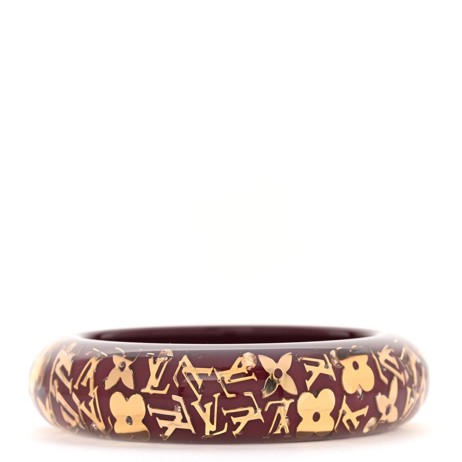 Resin Swarovski Medium Inclusion Bracelet GM Bordeaux