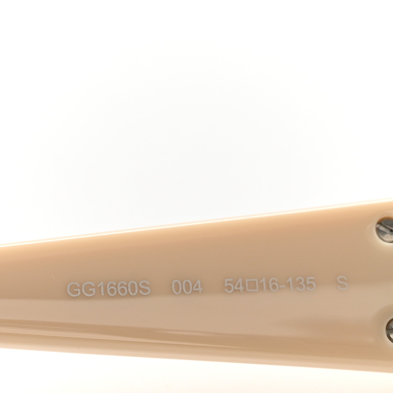 Acetate Oval Sunglasses GG1660S Ivory