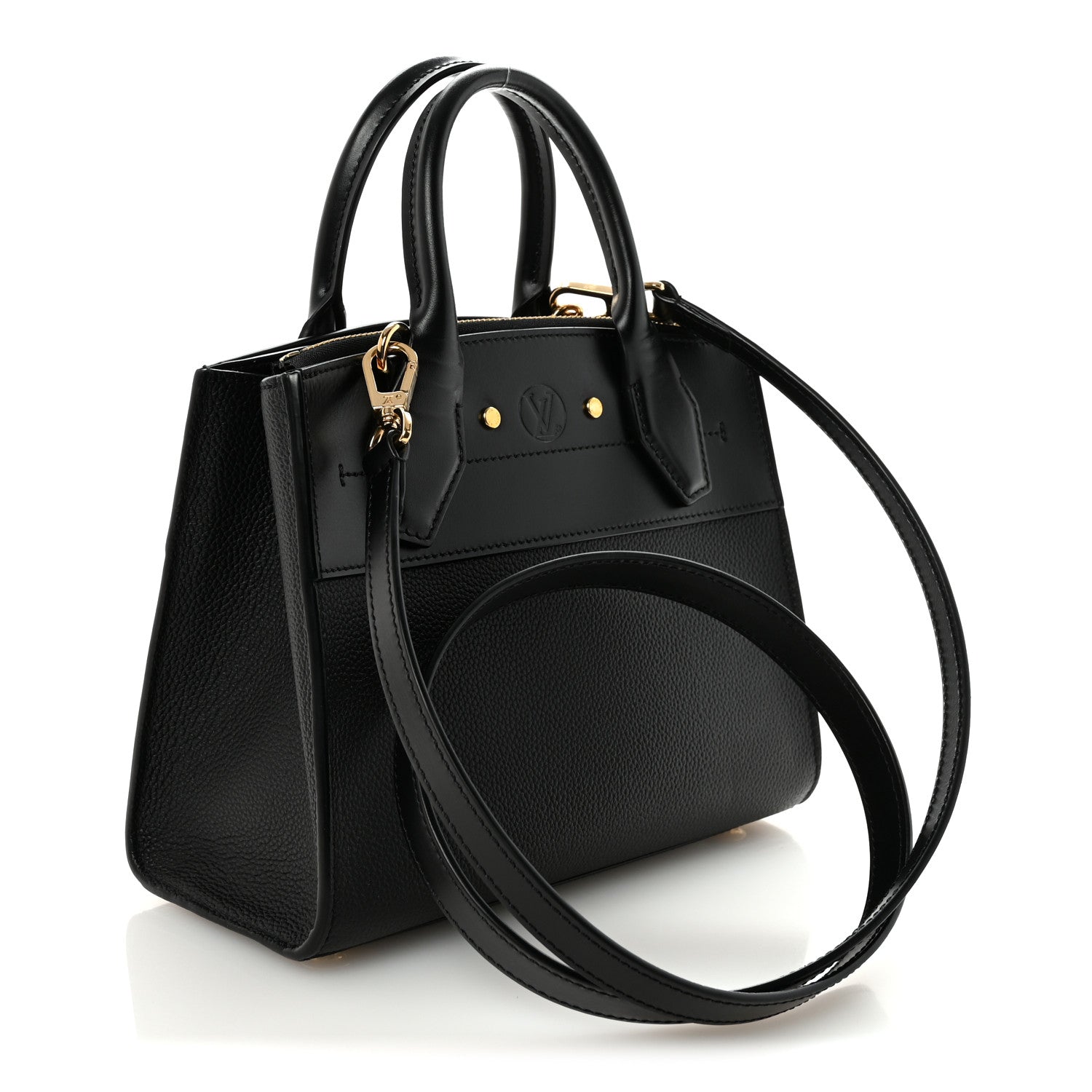 Calfskin City Steamer Mini Black