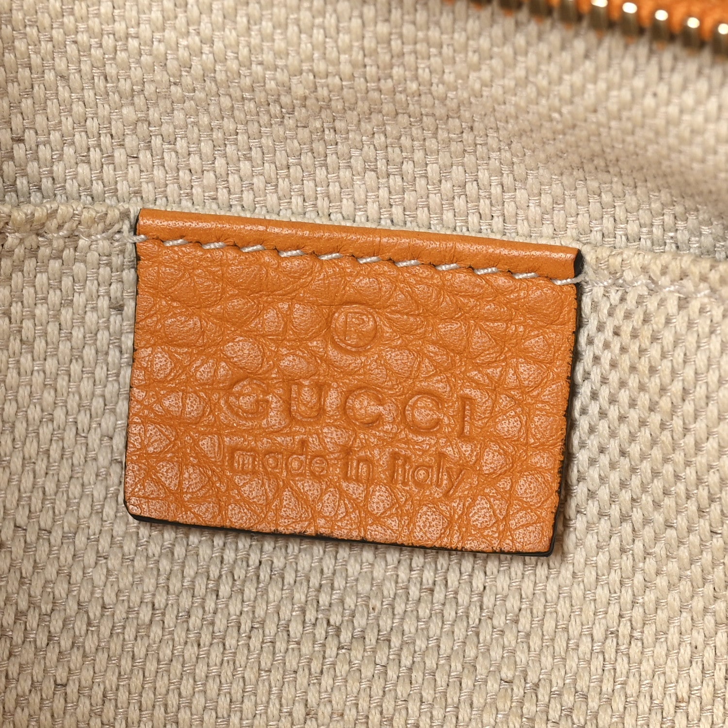 Pebbled Calfskin Small Soho Disco Bag Curcuma