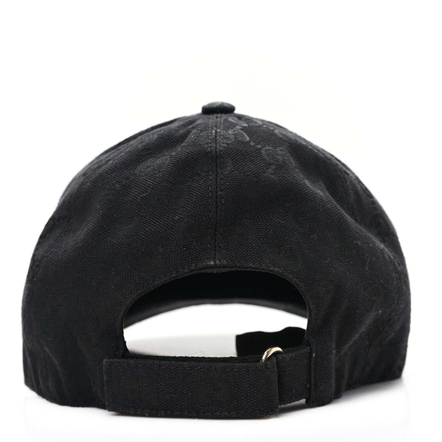 Monogram Textured Dollar Calfskin Zeno Baseball Hat XL Black