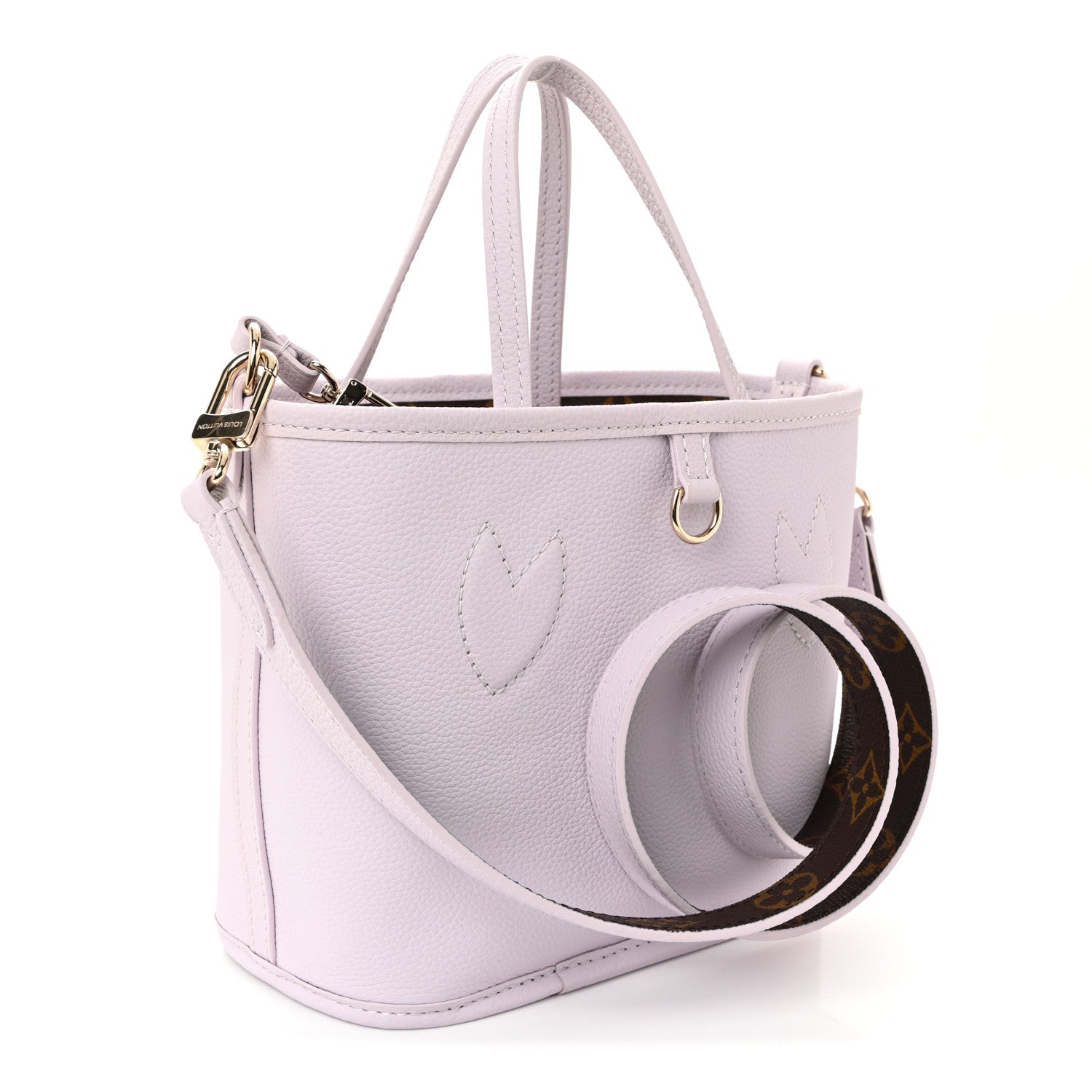 Monogram Neverfull Inside Out Bandouliere BB Misty Lilac