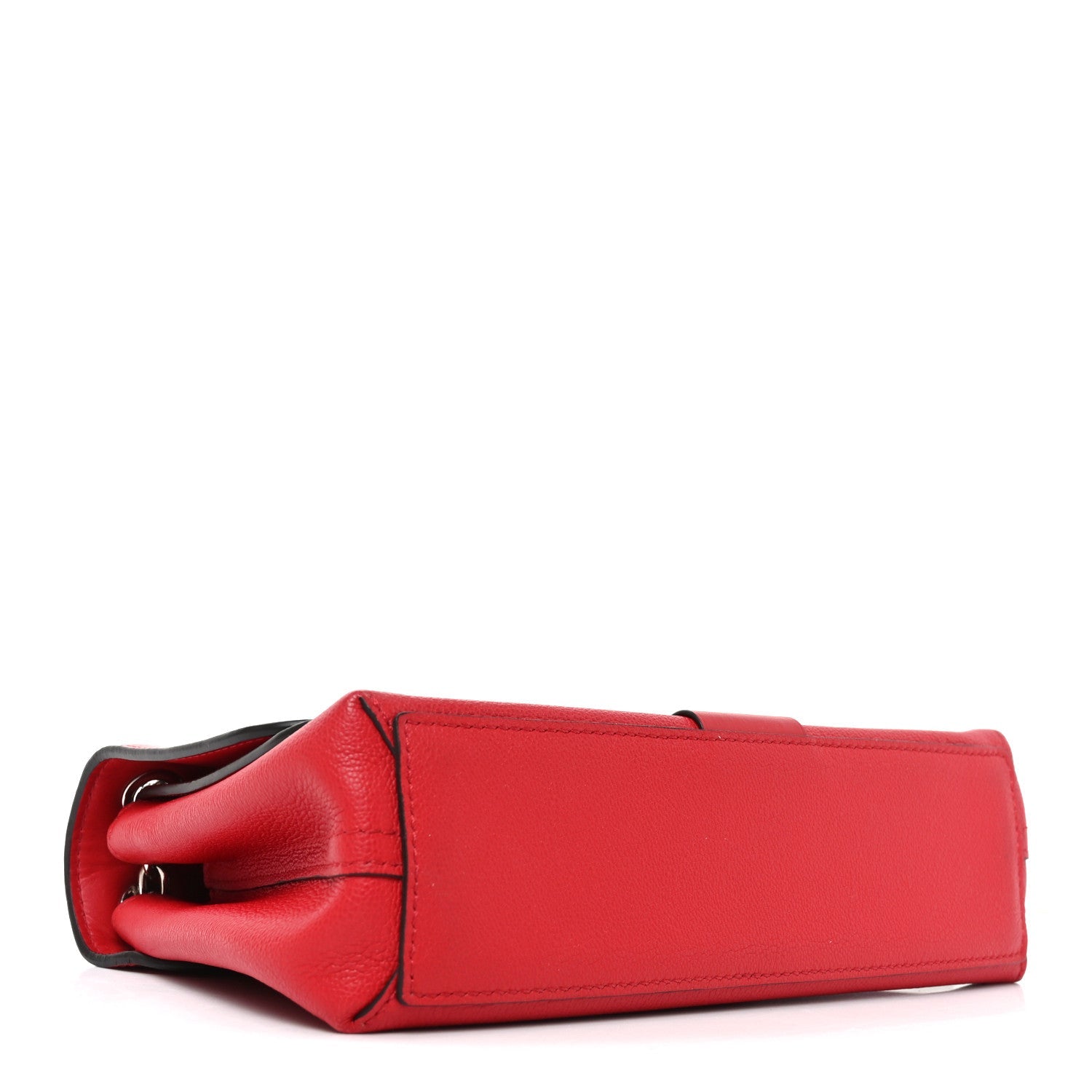 Monogram Cuir Plume Ecume Very Chain Bag Rubis Red