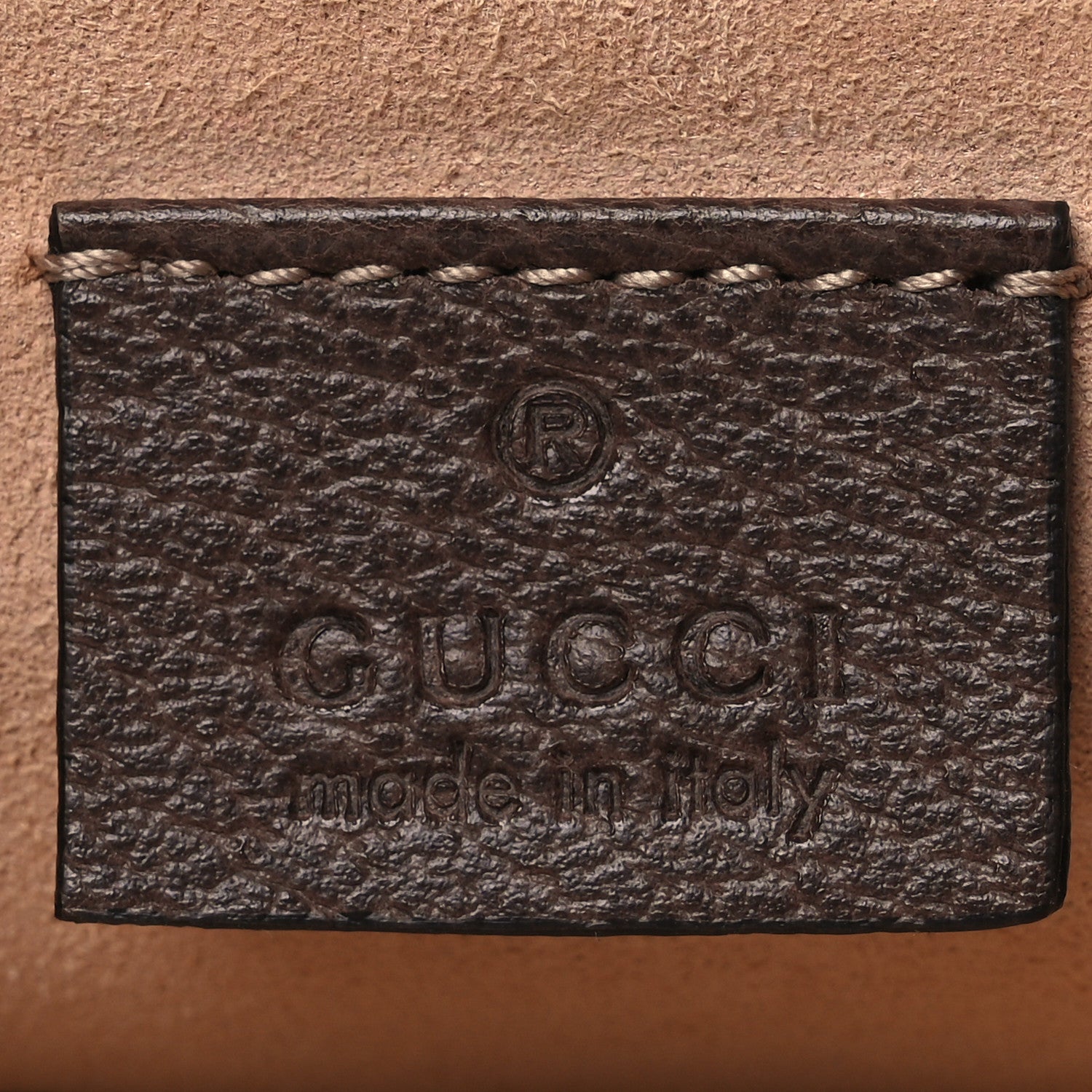 GG Supreme Monogram Large Ophidia Pouch Clutch Brown