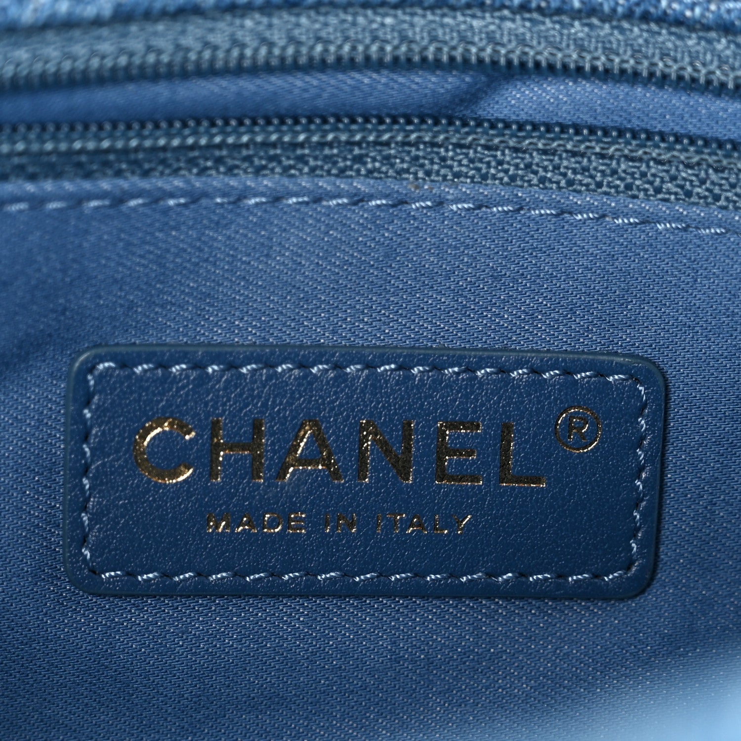 Denim Quilted Denim Large Mood Flap Blue Multicolor