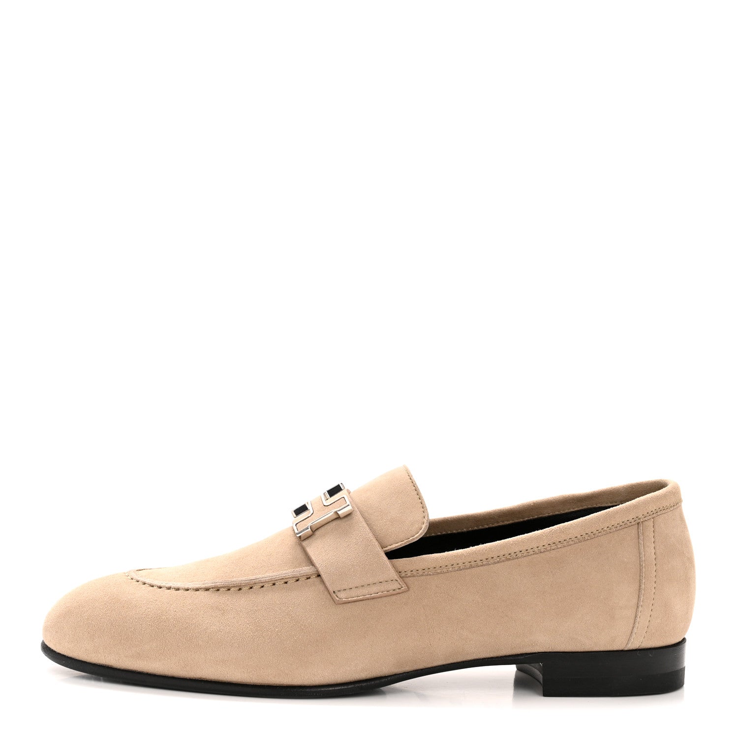 Suede Goatskin Paris Loafers 37 Beige Sable