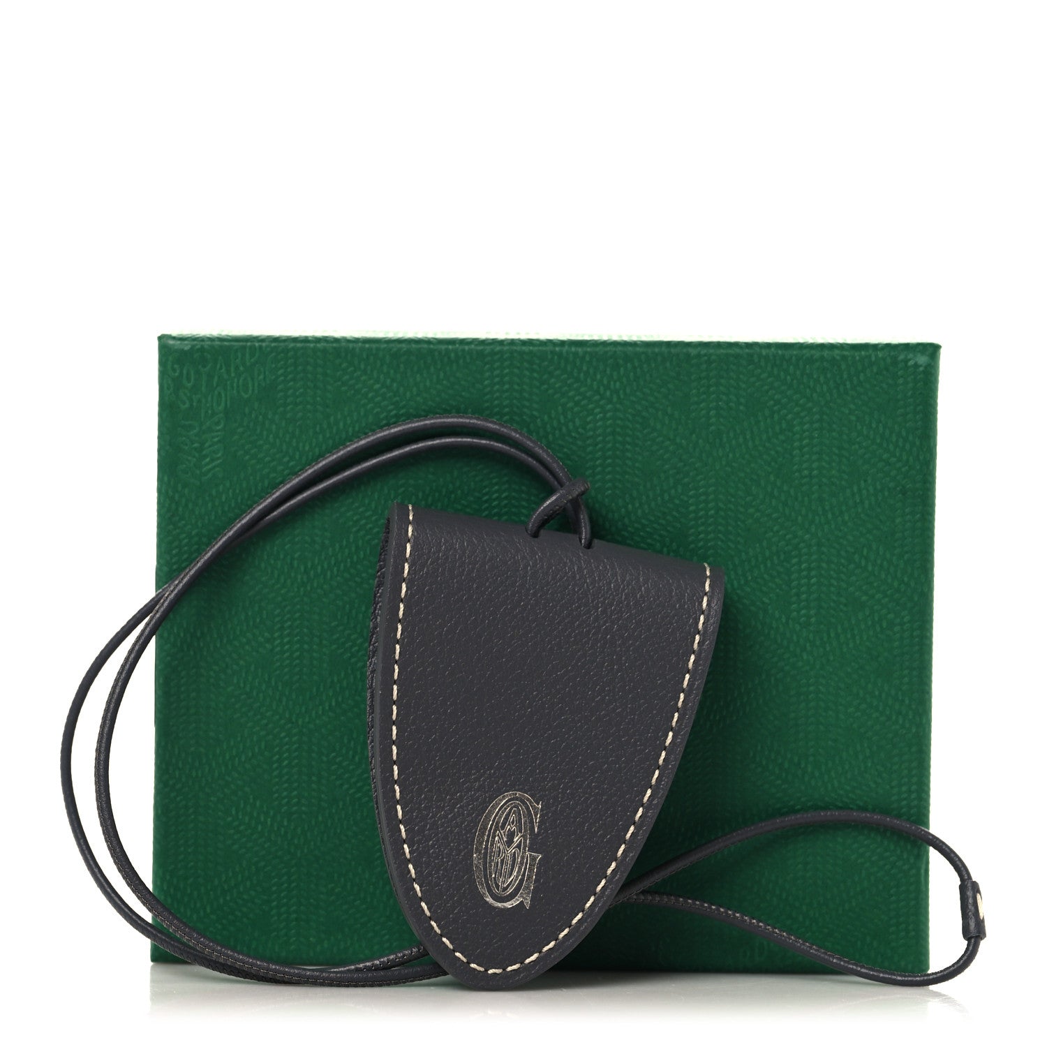 Calfskin Bag Clip Grey