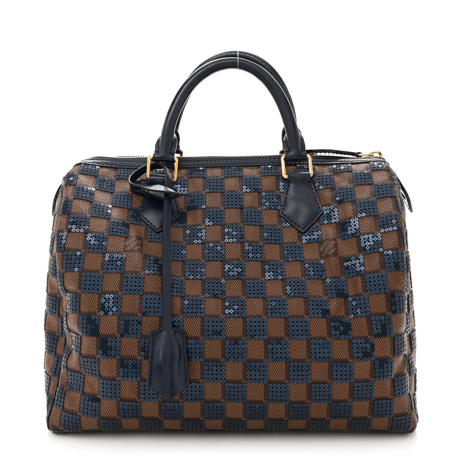 Damier Paillettes Speedy 30 Blue