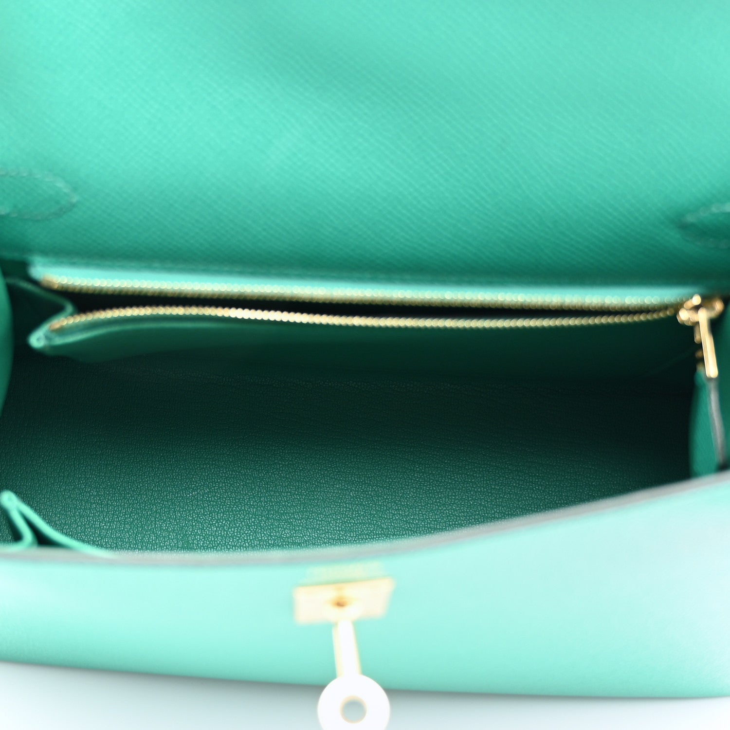 Epsom Kelly Sellier 25 Vert Vertigo