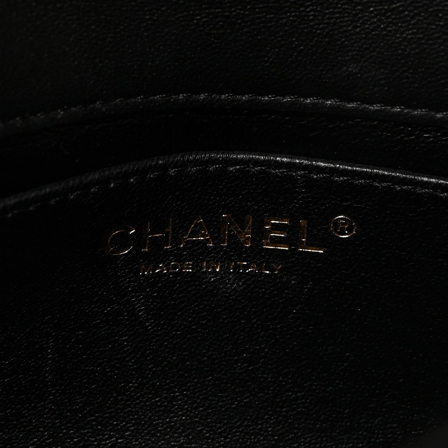Lambskin Resin Quilted Top Handle Flap Black