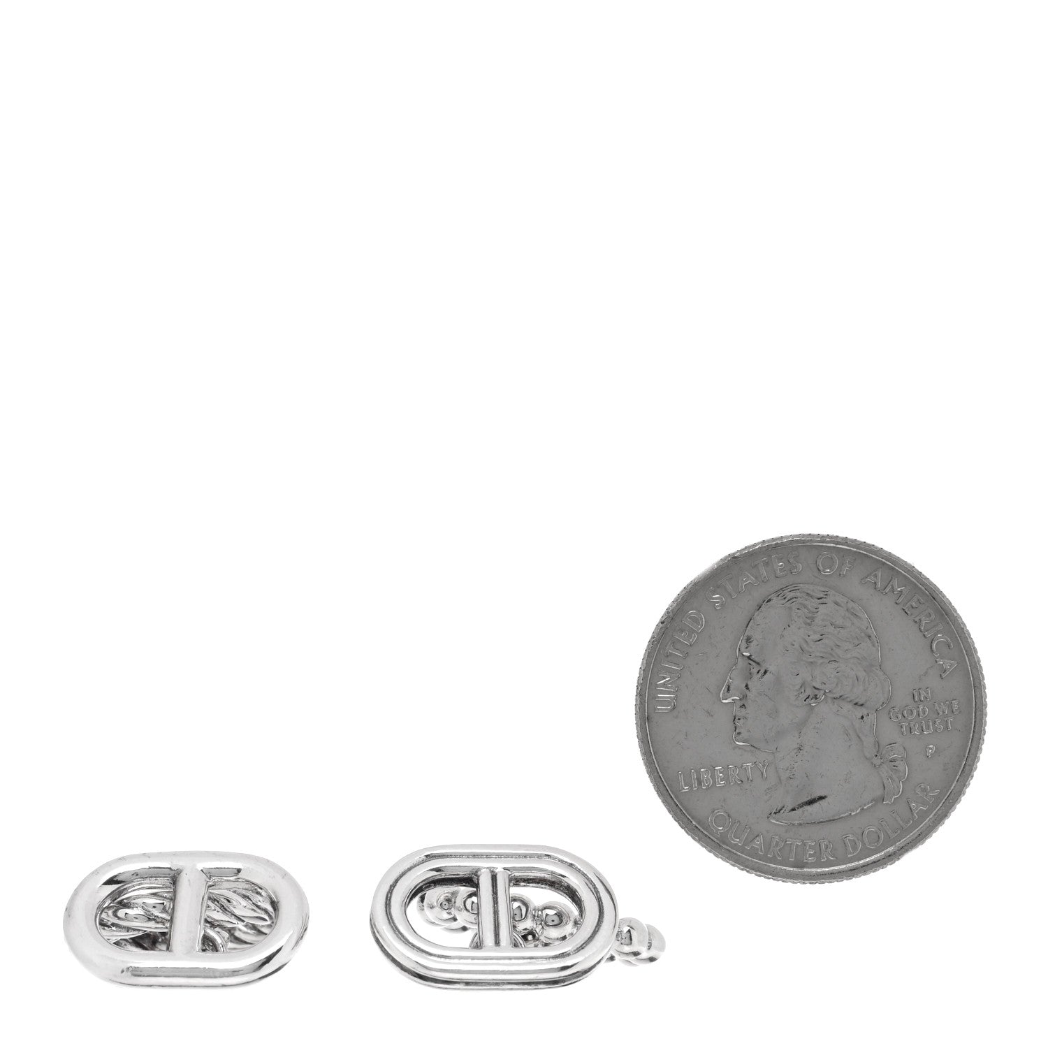 Sterling Silver Chaine d'Ancre Alea II Cufflinks
