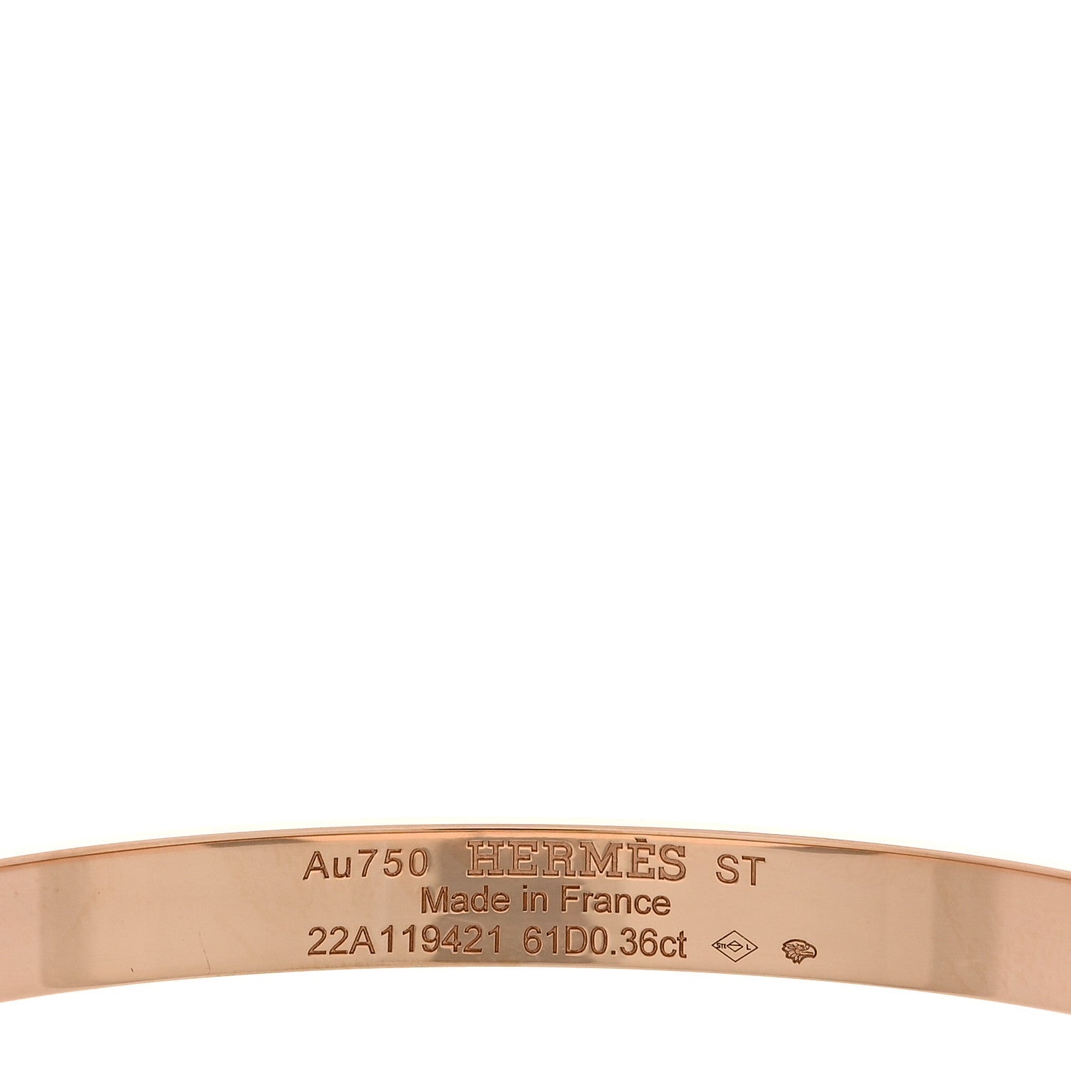 18K Rose Gold Diamond PM Kelly Pave Bracelet ST
