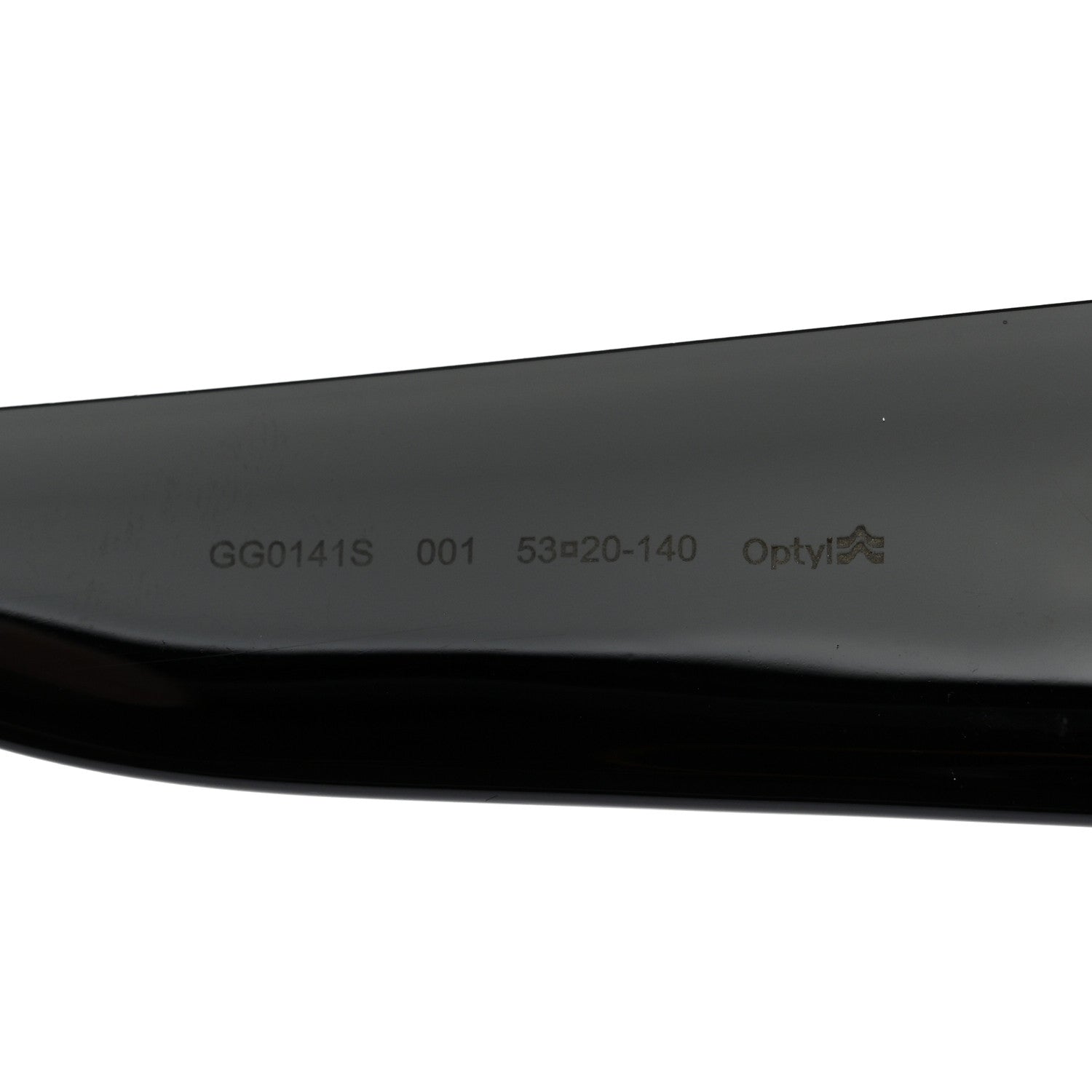 Acetate Square Frame Sunglasses GG0141S Black
