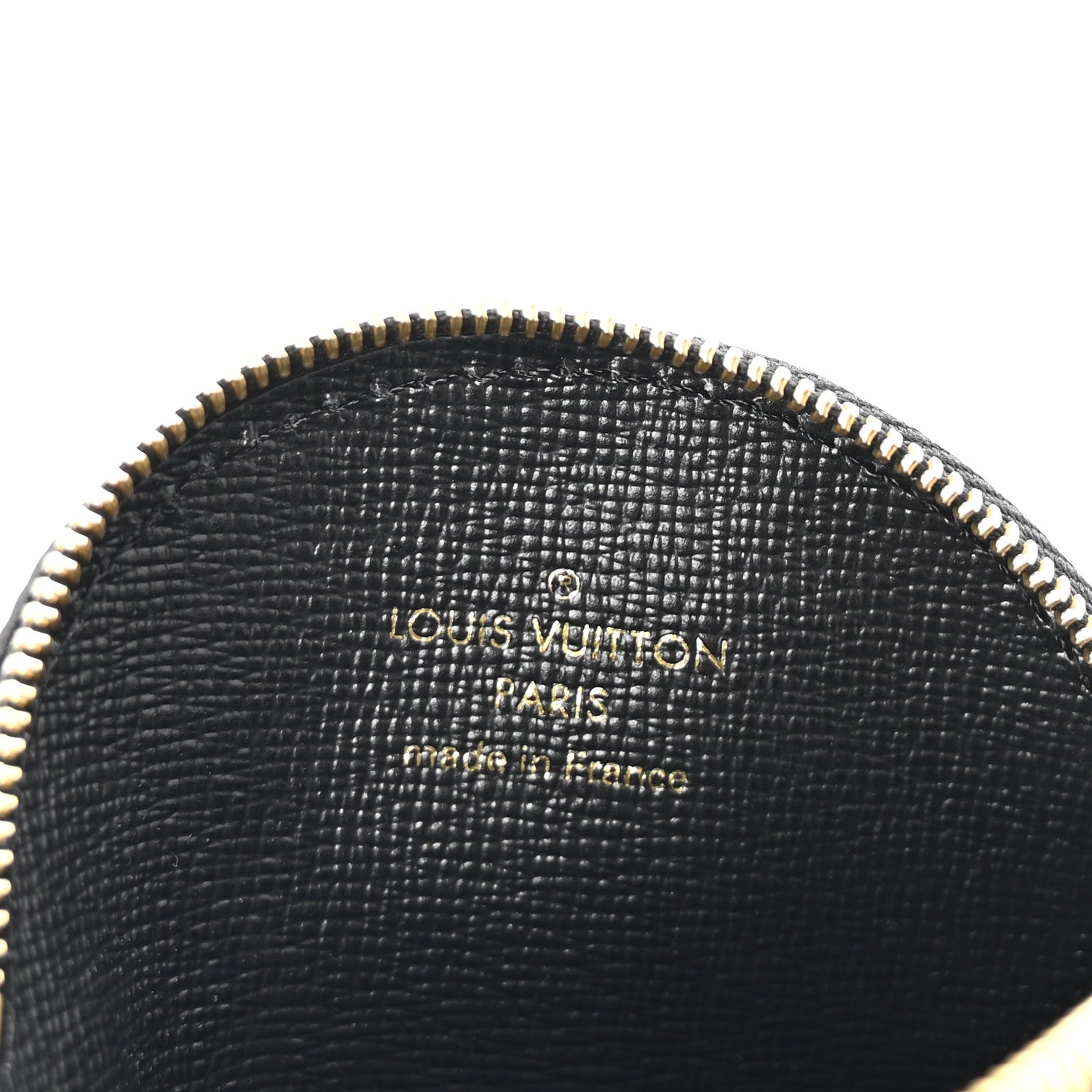 Monogram Giant Crafty Round Coin Purse Creme Rouge