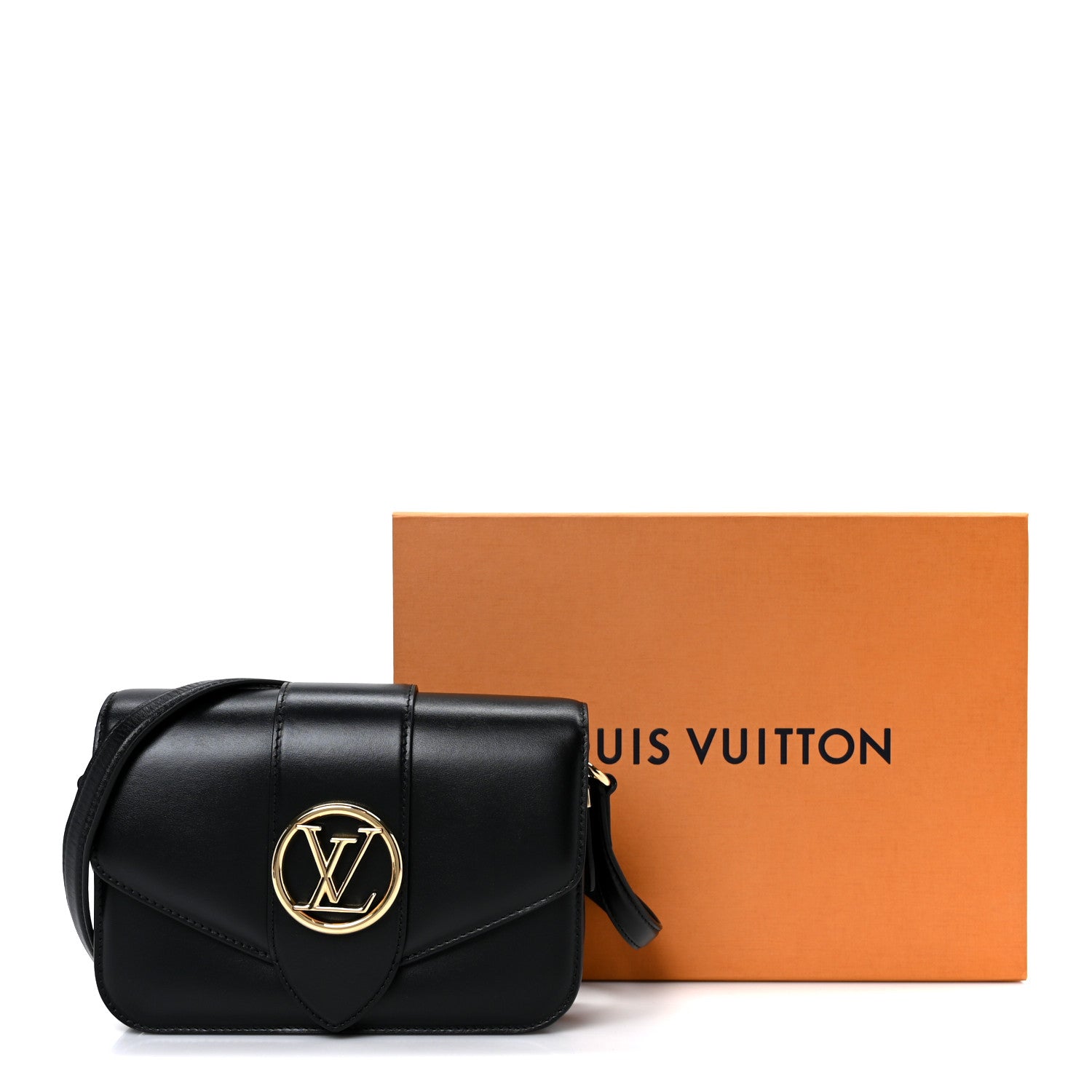 Smooth Calfskin LV Pont 9 Black