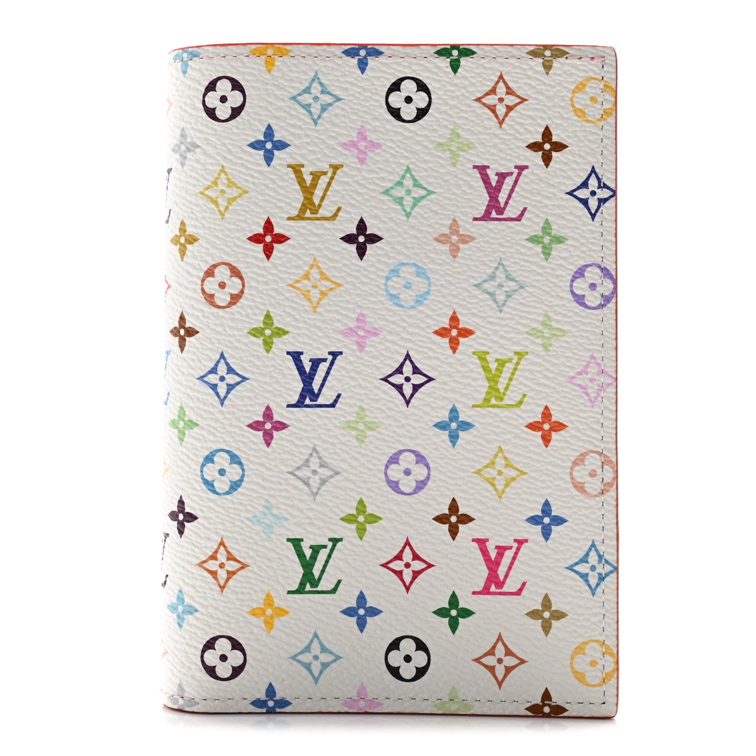 LV X TM Monogram Multicolor Passport Cover White