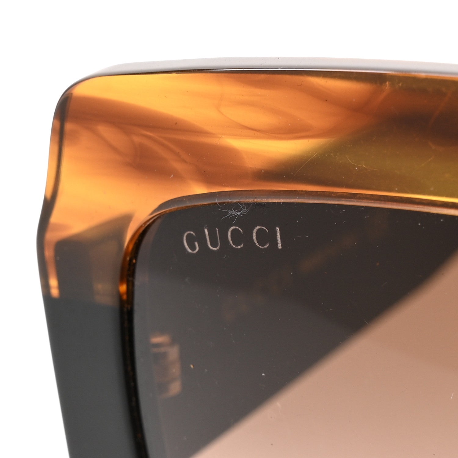 Square Frame GG0178S Sunglasses Havana