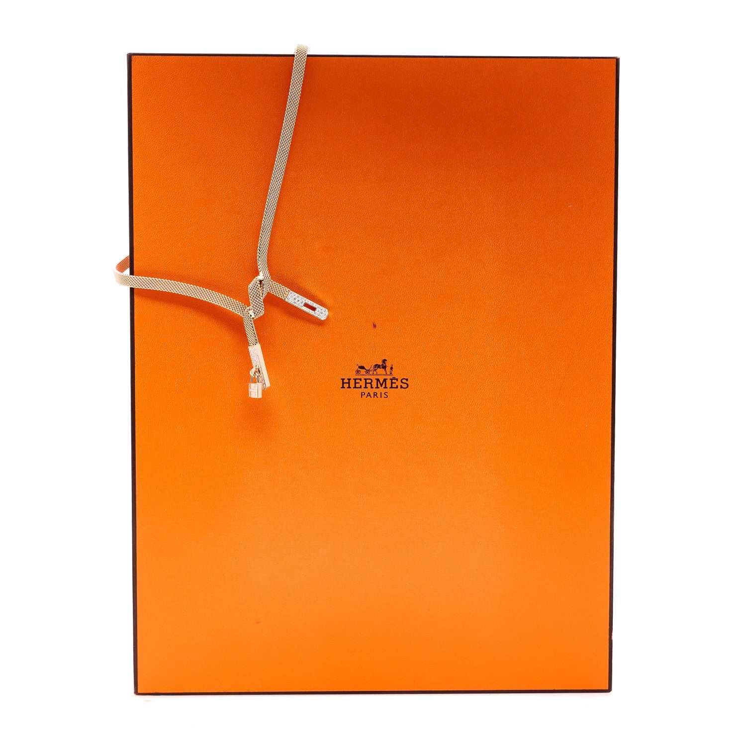 18K Rose Gold Diamond Kelly Gavroche Necklace