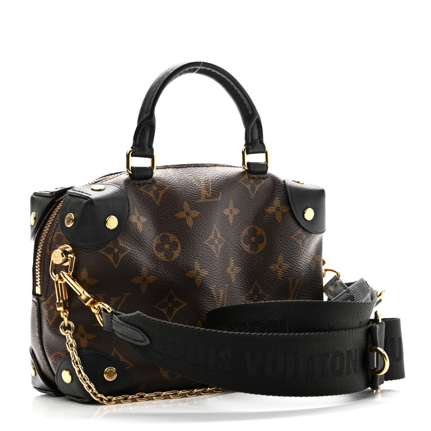 Monogram Petite Malle Souple Black