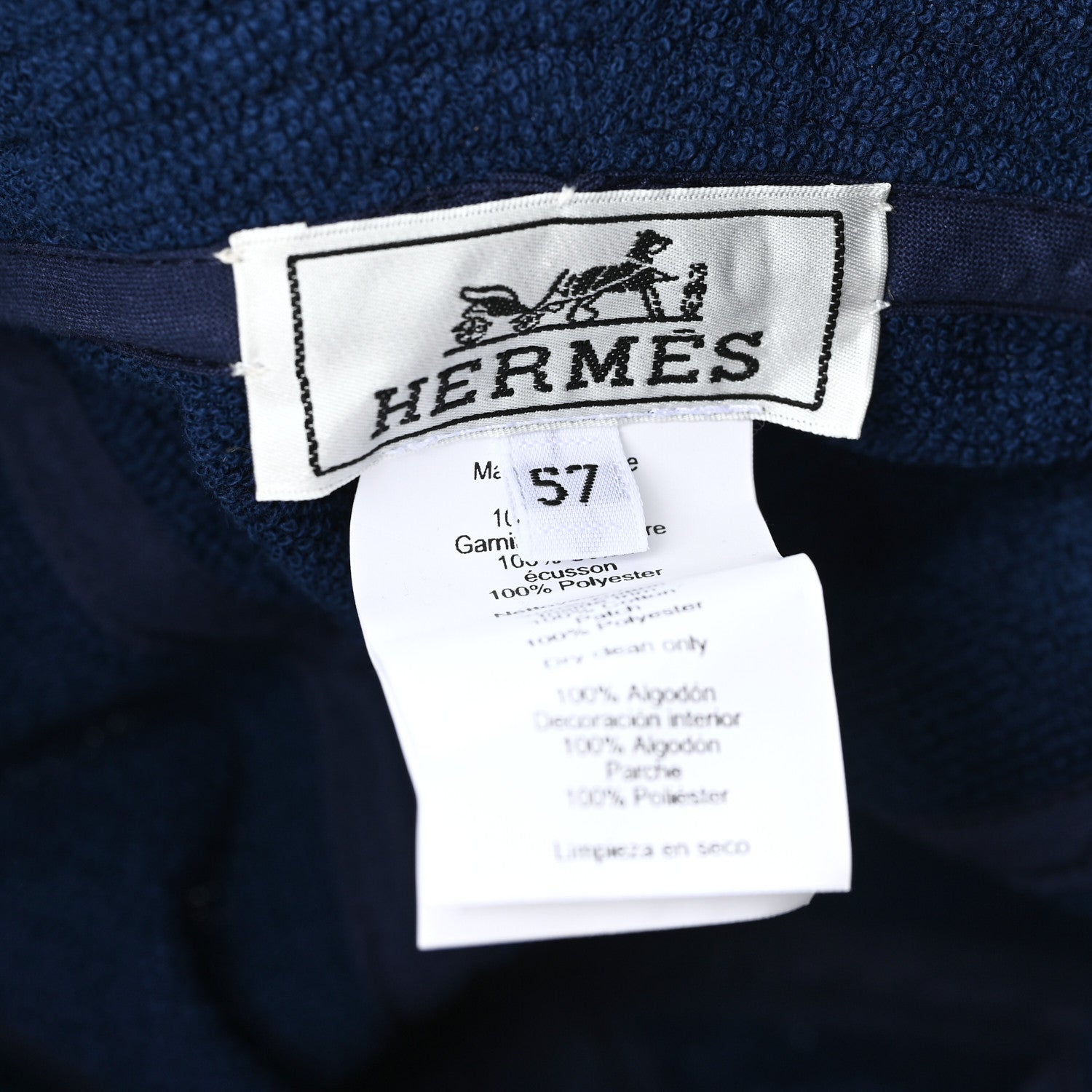 Terry Cloth Gia Funny Ice Cream Bucket Hat 57 Encre