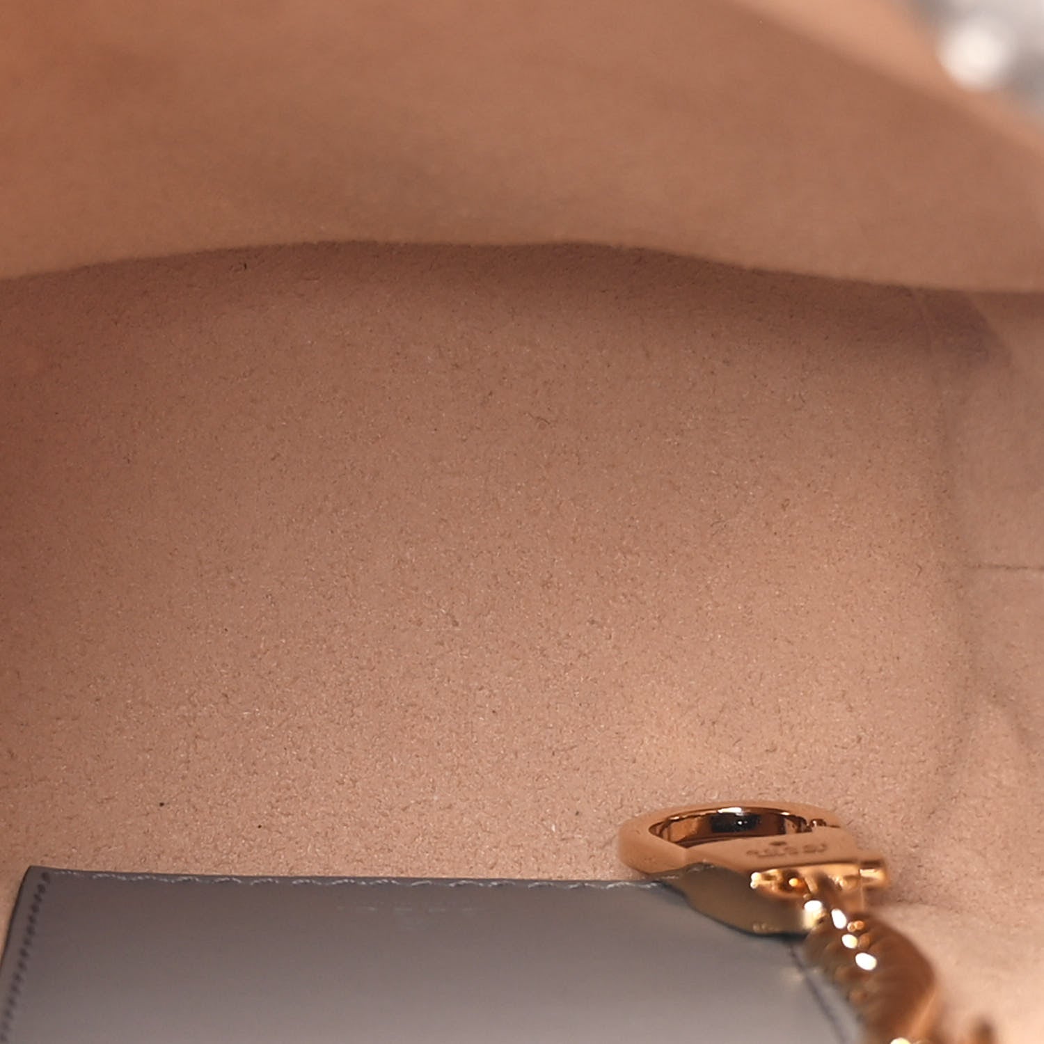 Snakeskin Mini Zumi Bucket Bag Dusty Grey