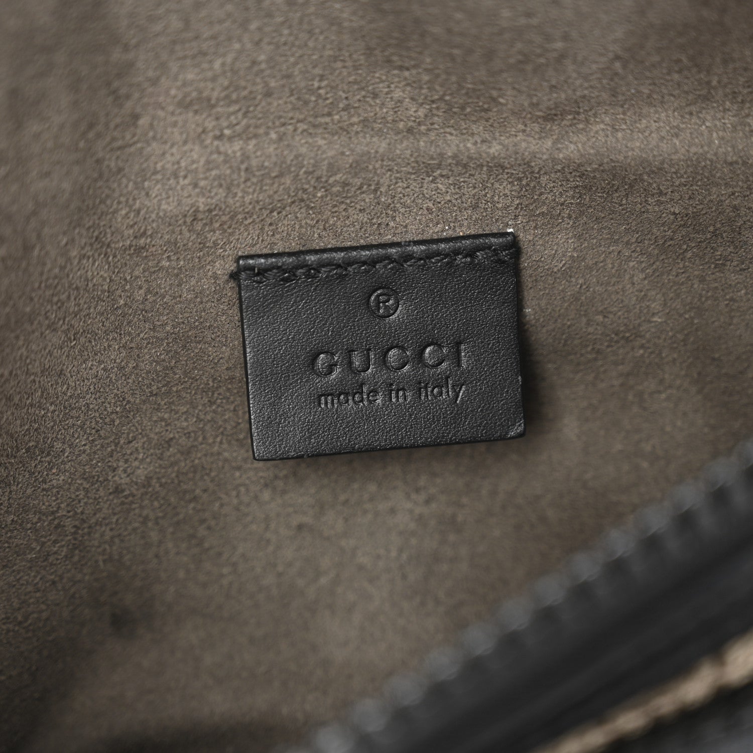 GG Supreme Monogram Belt Bag Black