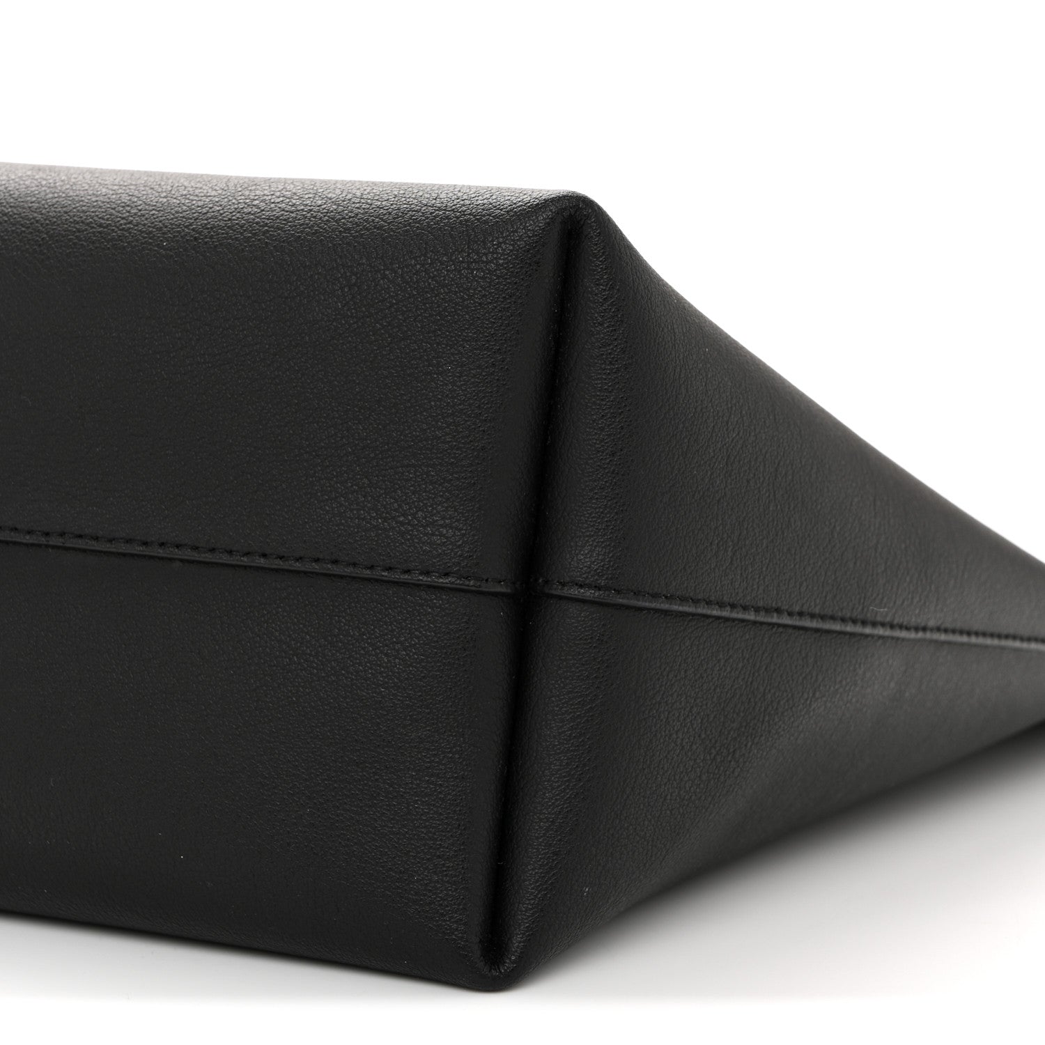 Calfskin Large Shopping Tote Black