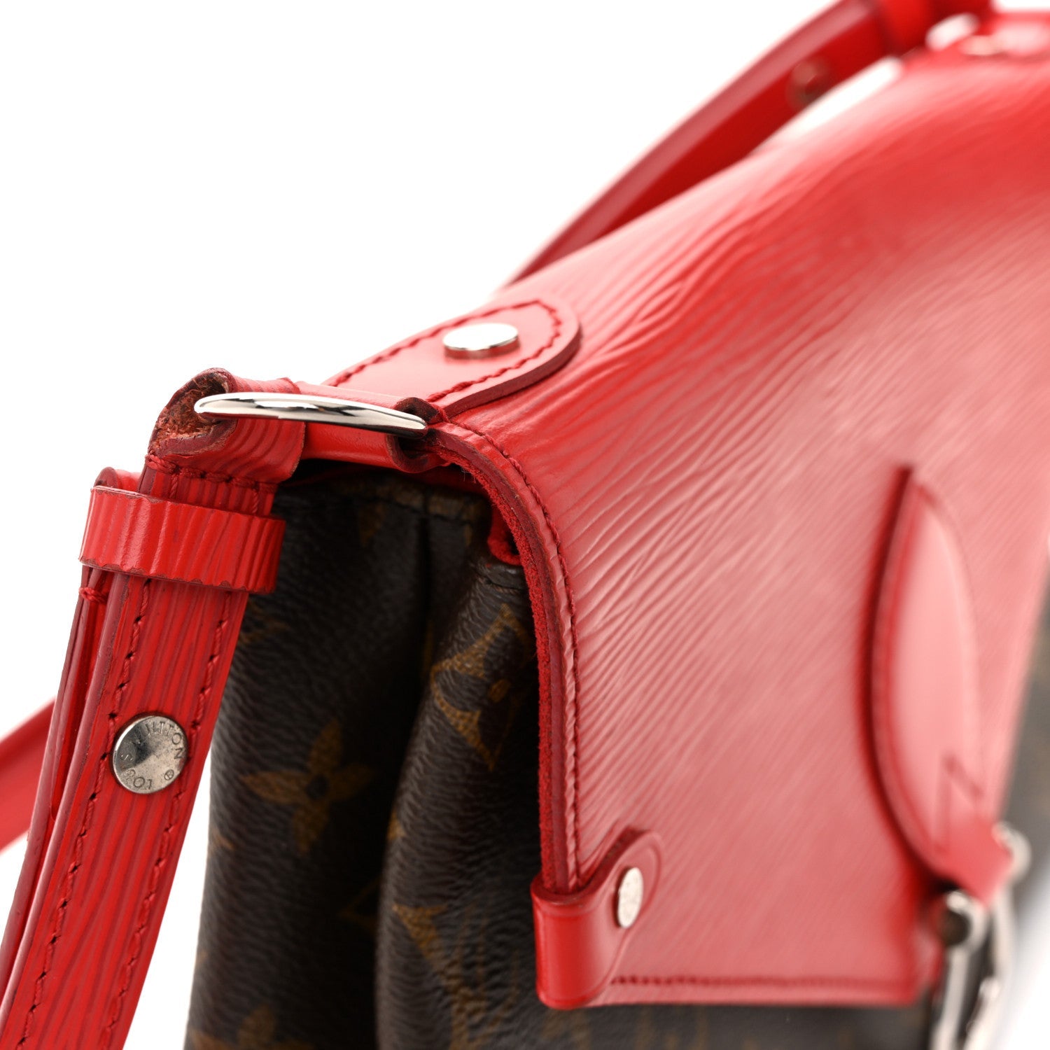 Monogram Epi Saint Michel Coquelicot