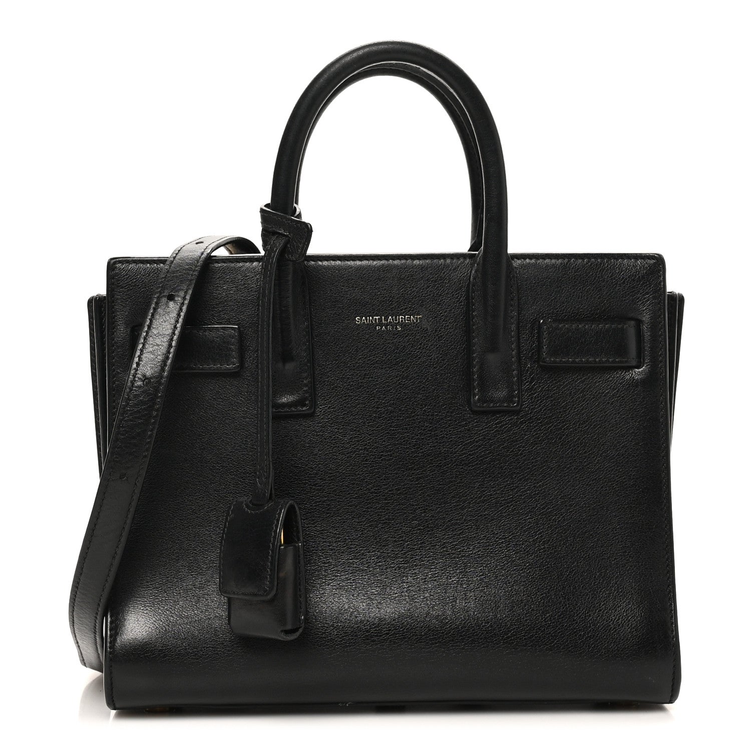 Calfskin Nano Sac De Jour Black