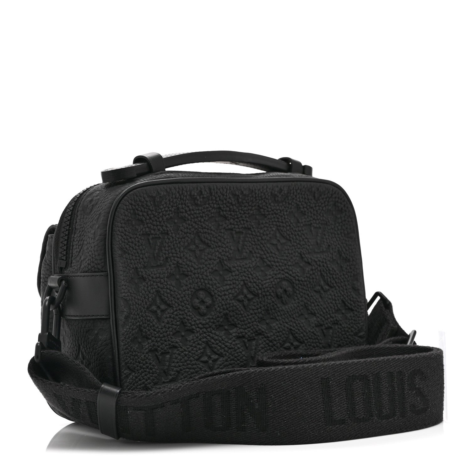 Taurillon Monogram S Lock Messenger Black
