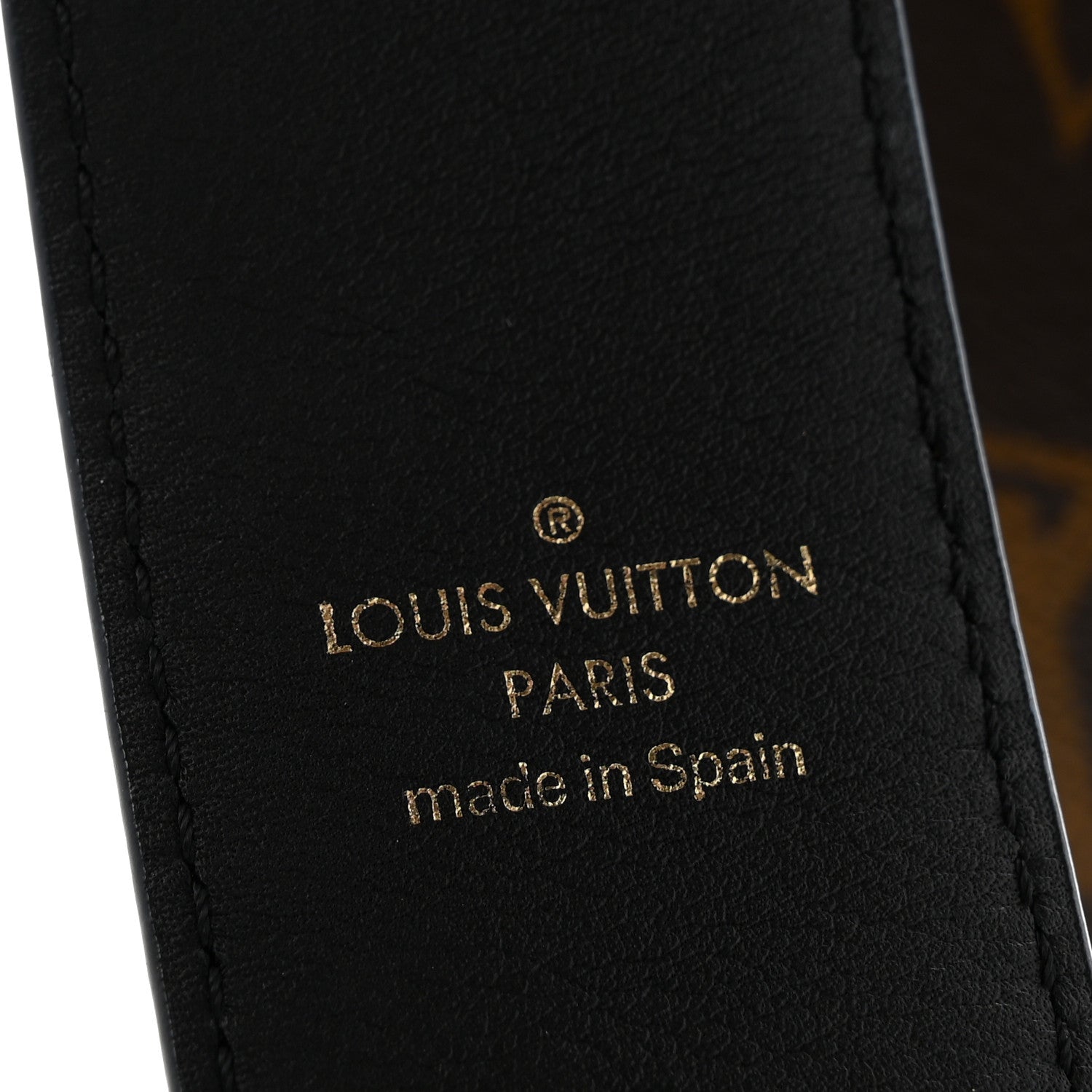 Monogram Bandouliere Shoulder Strap Black