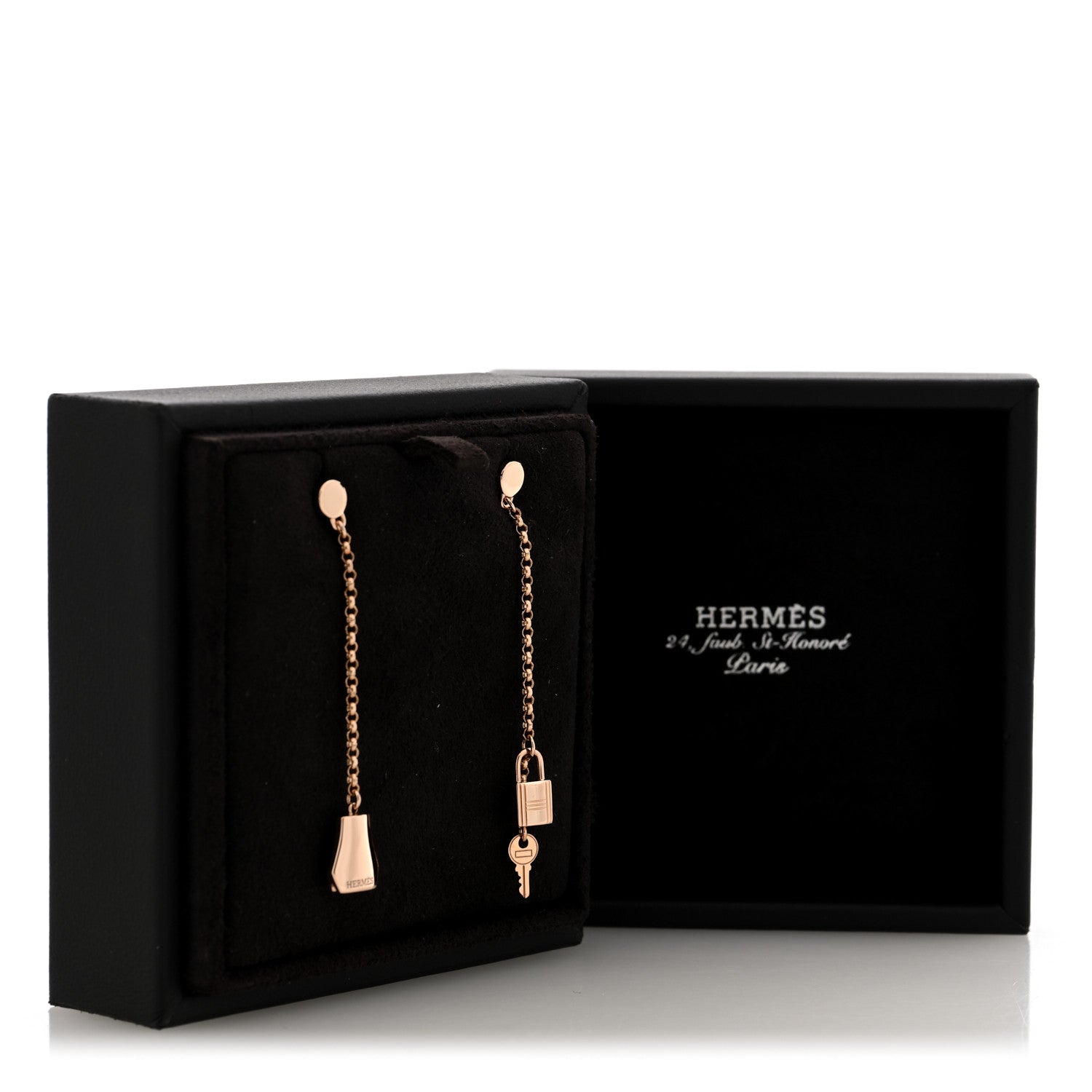 18K Rose Gold Kelly Clochette Earrings