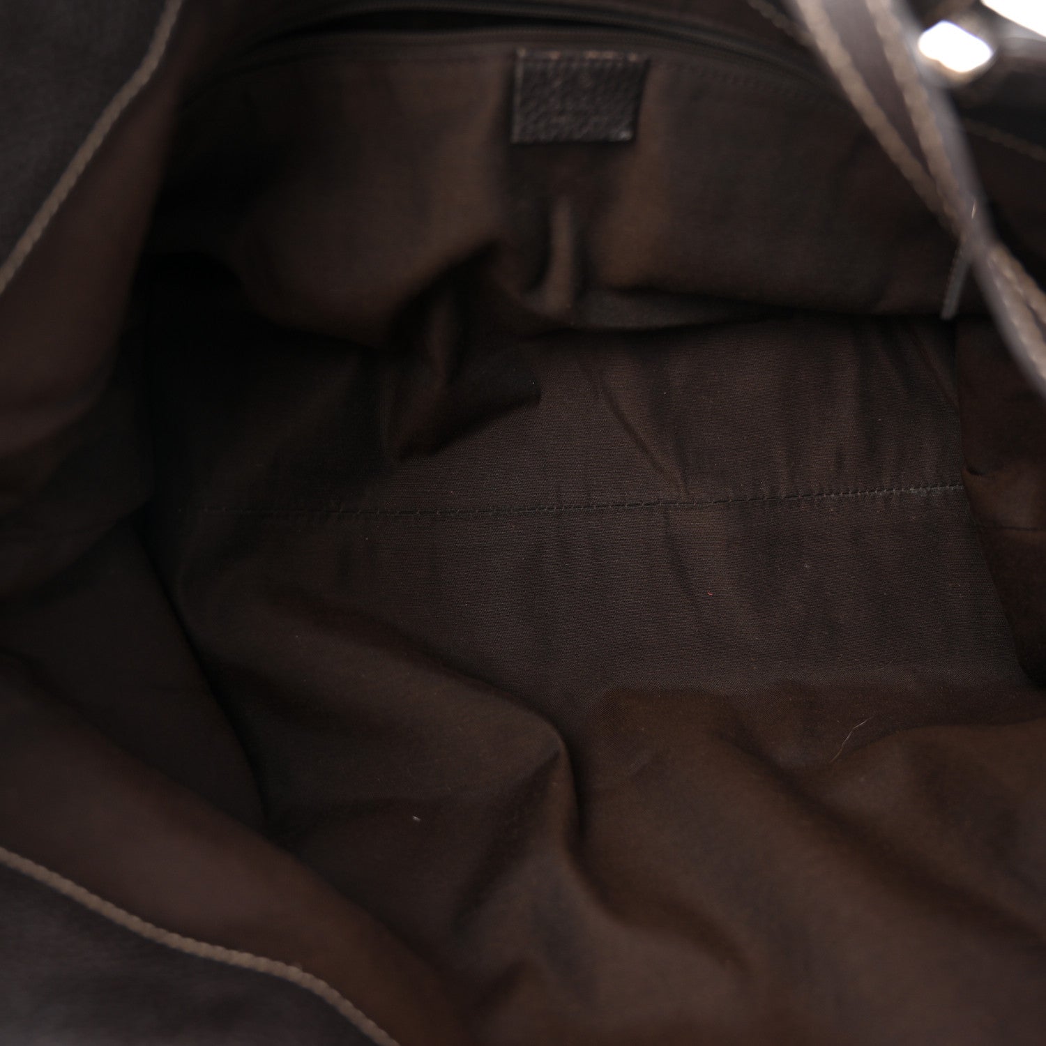 Crystal Monogram Tote Brown Brown