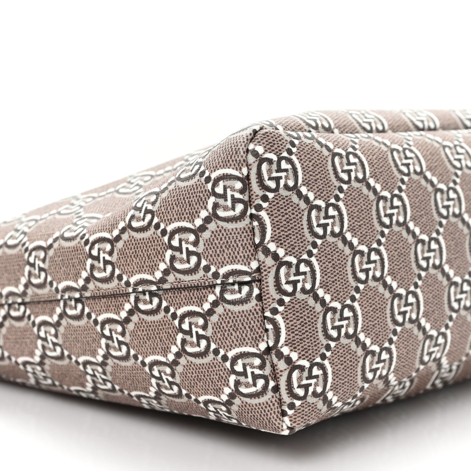 GG Shadow Monogram Super Mini Ophidia Shoulder Bag Taupe