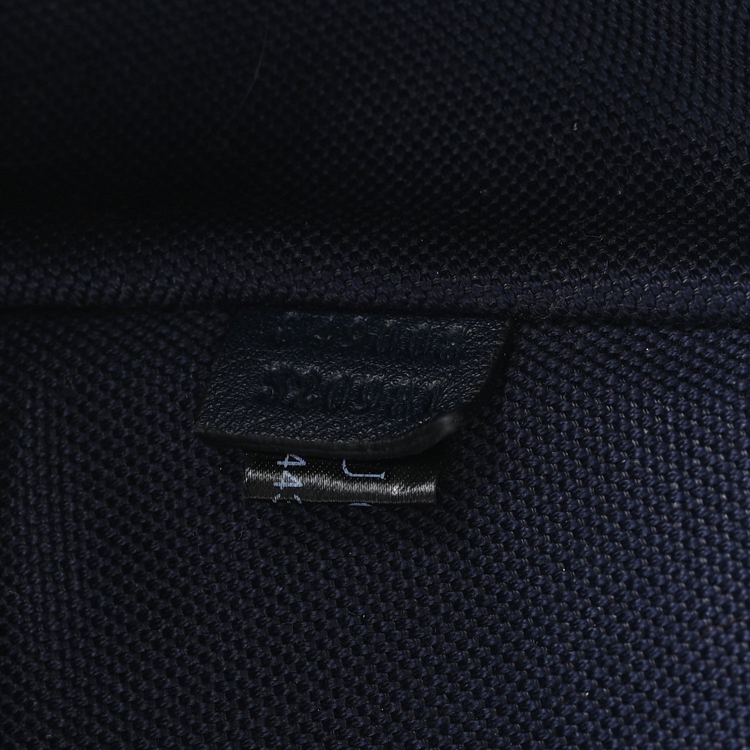Denim Monogram Camouflage Large Backpack Blue