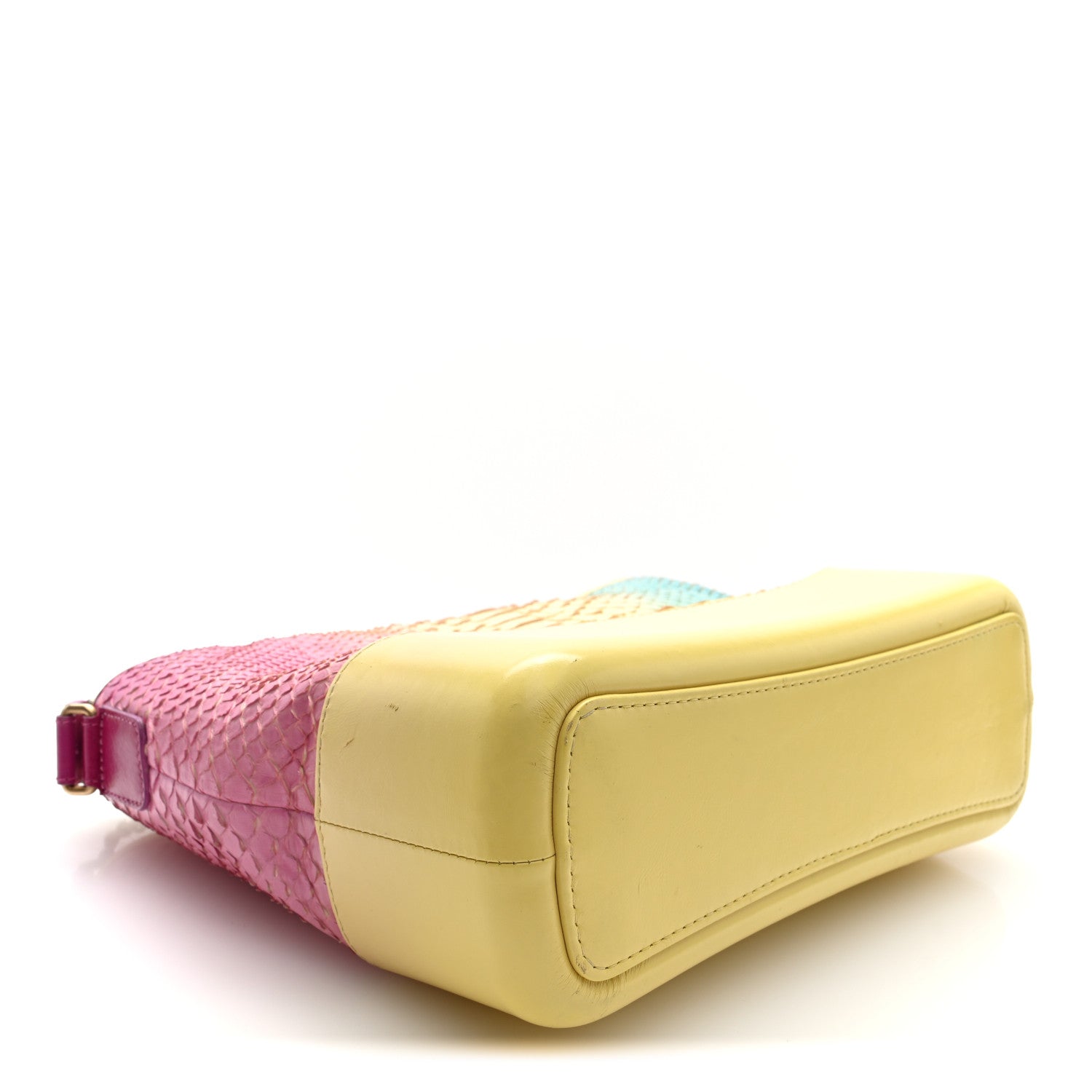 Snakeskin Medium Gabrielle Hobo Yellow Multicolor