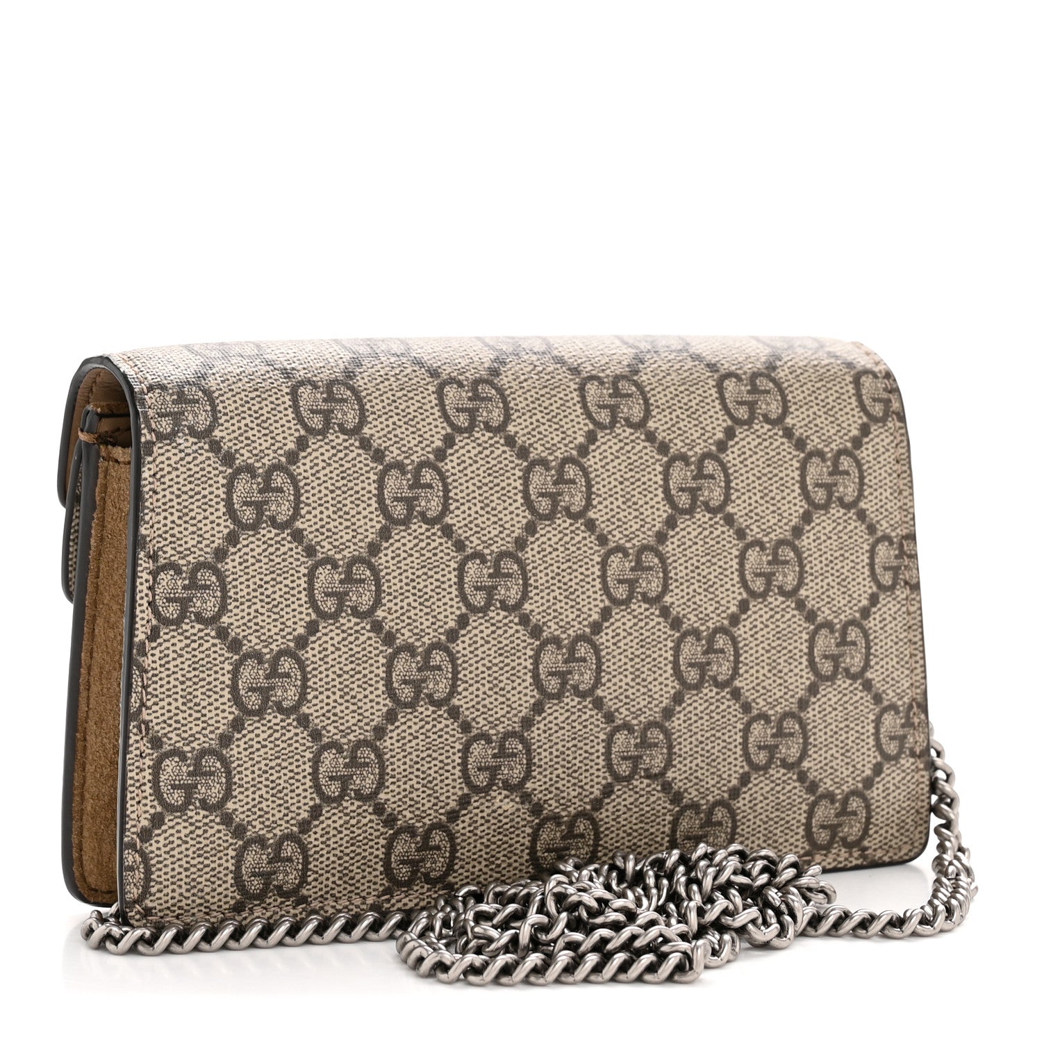 GG Supreme Monogram Super Mini Dionysus Shoulder Bag Taupe
