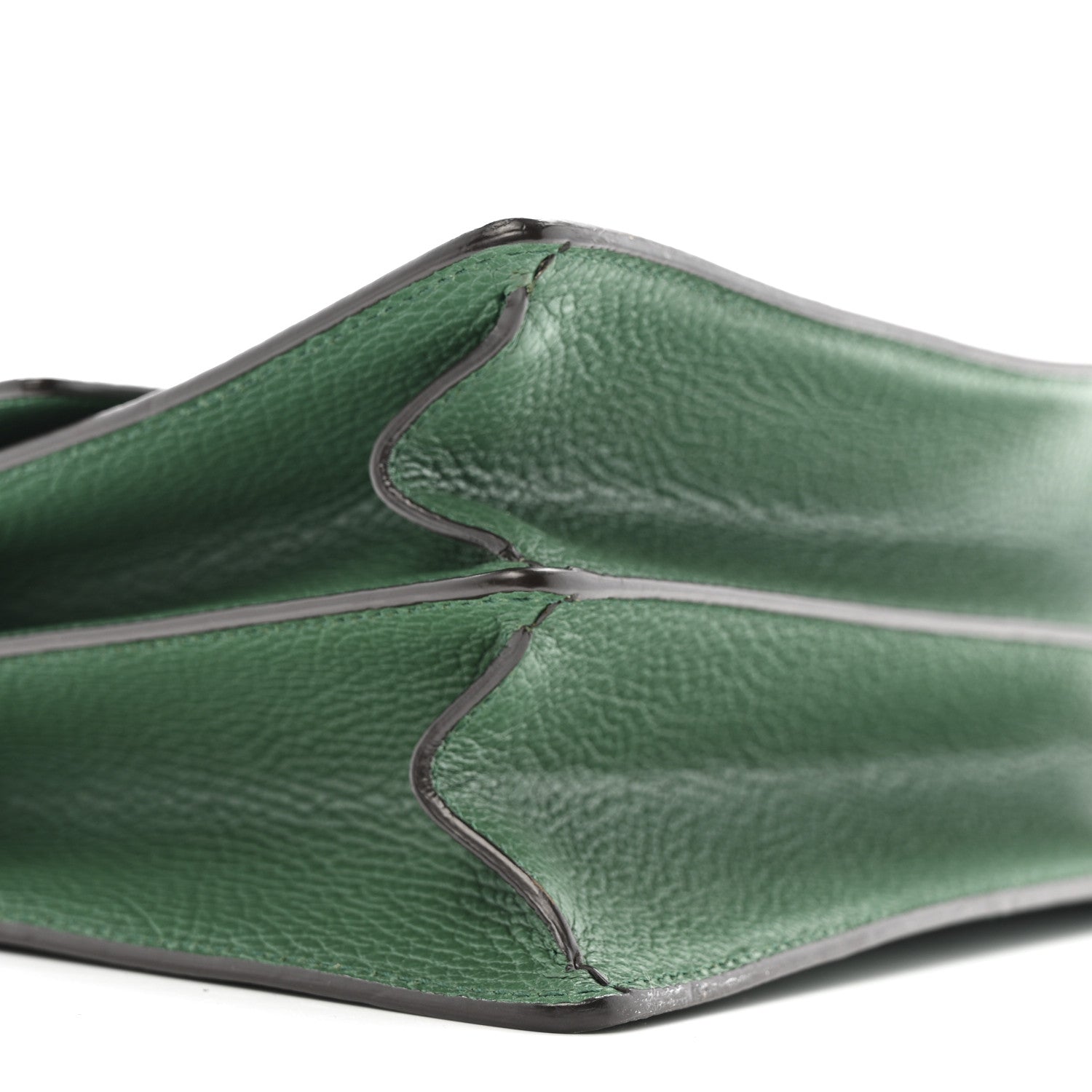Dollar Calfskin Crystal Web Medium Dionysus Bamboo Top Handle Bag Emerald