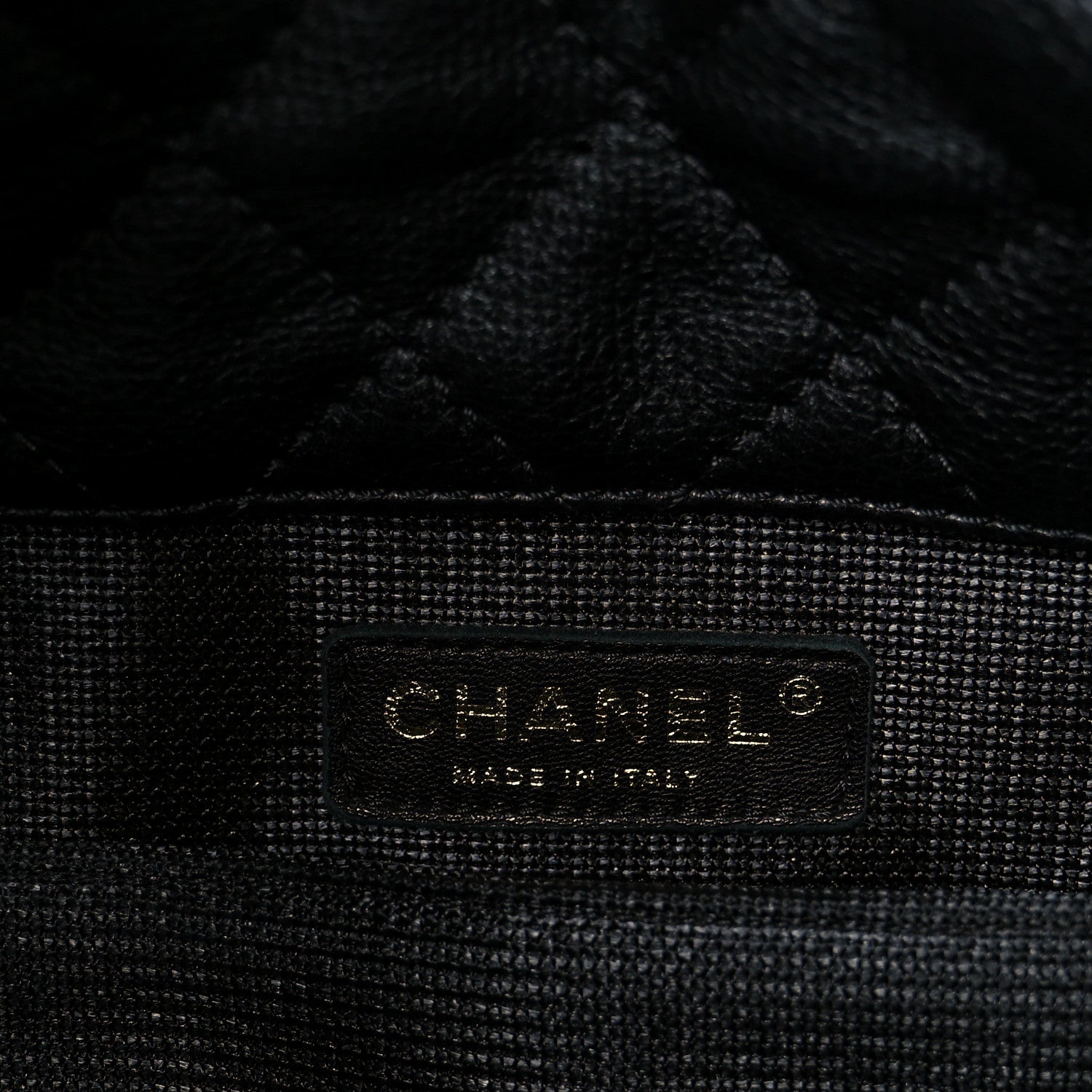 Calfskin Quilted XXL Travel Flap Bag Black