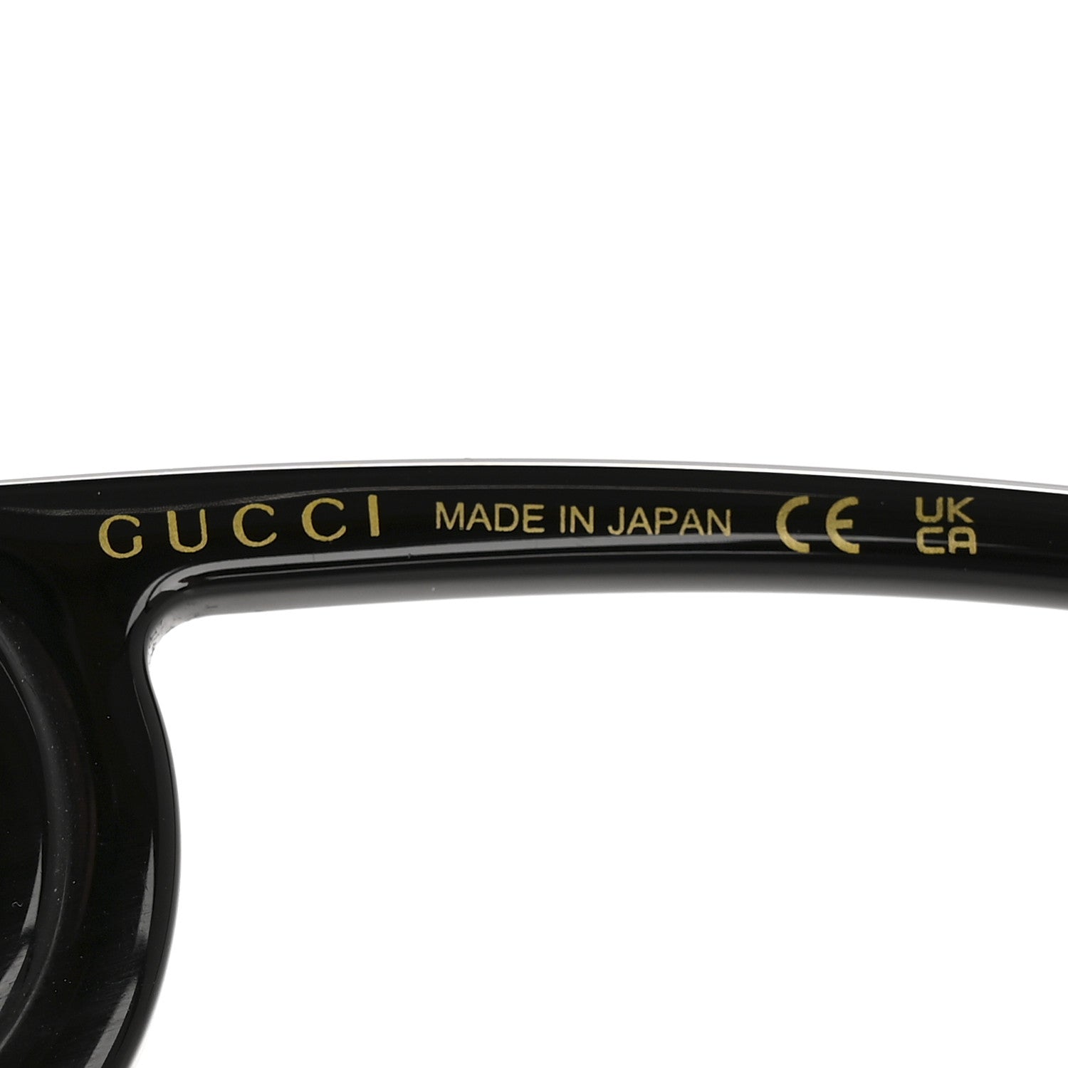 Acetate Chaise Rectangle Frame Sunglasses GG1325S Black