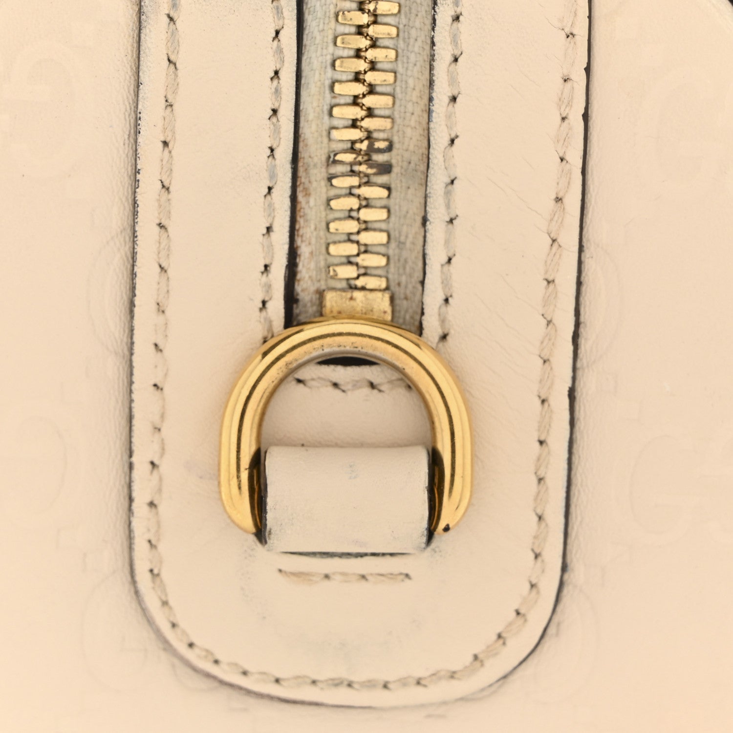 Guccissima Mini Joy Boston White