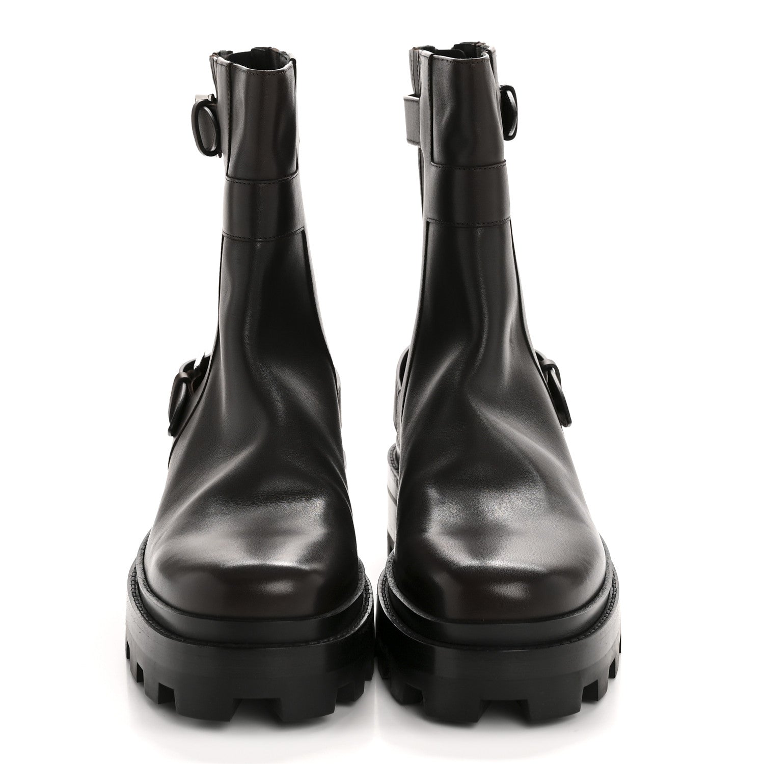 Calfskin Mens Jaimy Ankle Boots 43 Chocolate